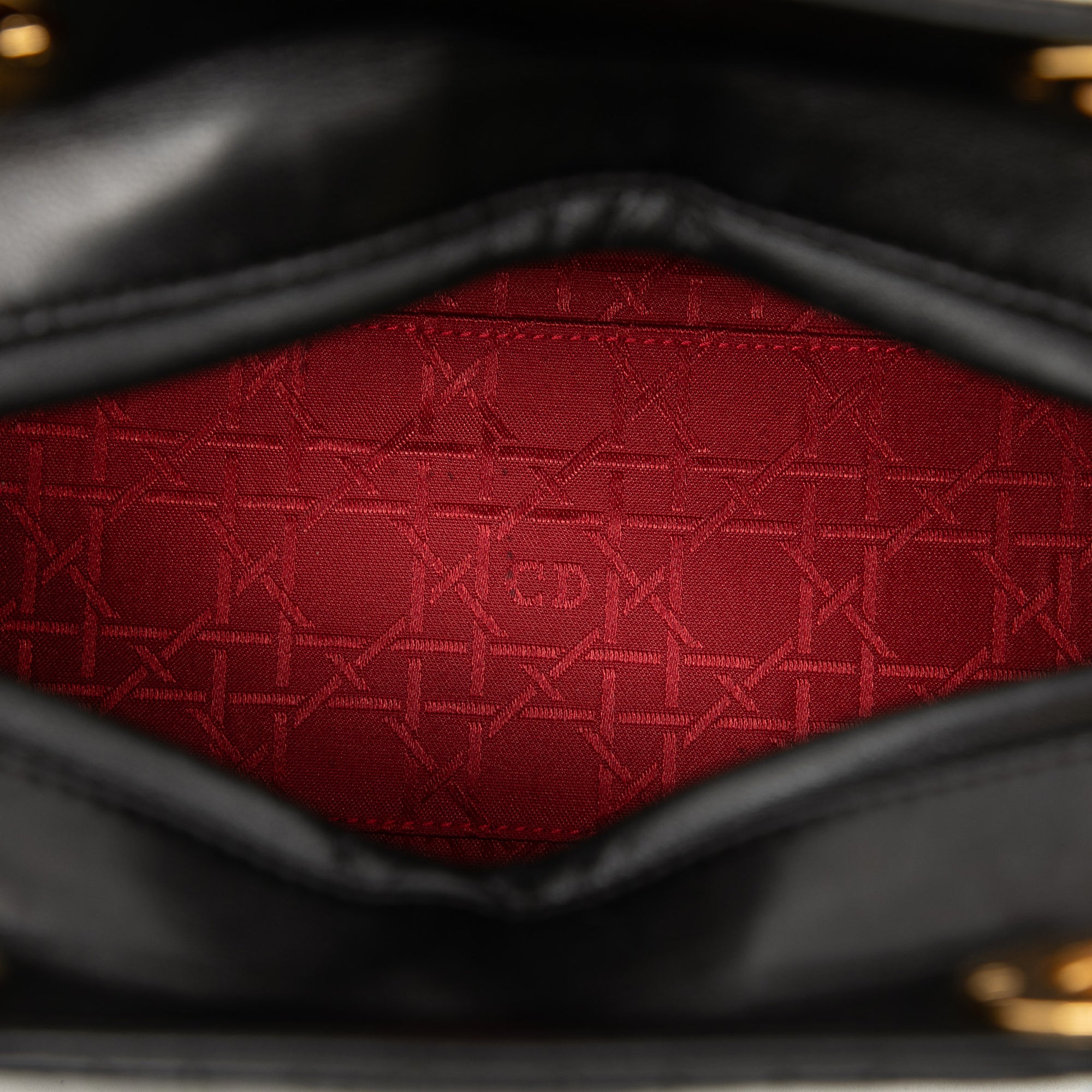 Dior Medium Lambskin Cannage Lady Dior - image 4