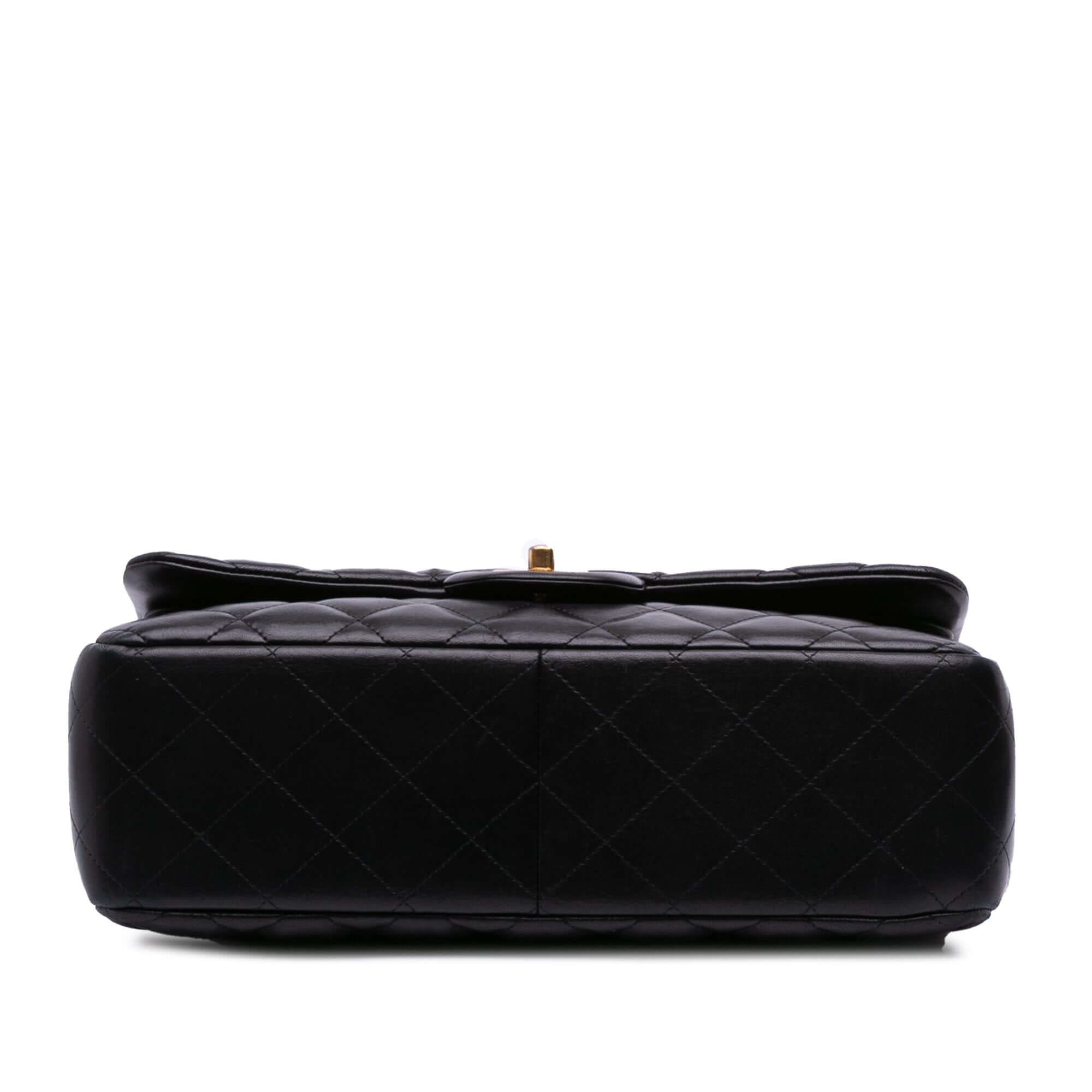Chanel Classic Double Flap Black Lambskin Shoulder Bag – 2010