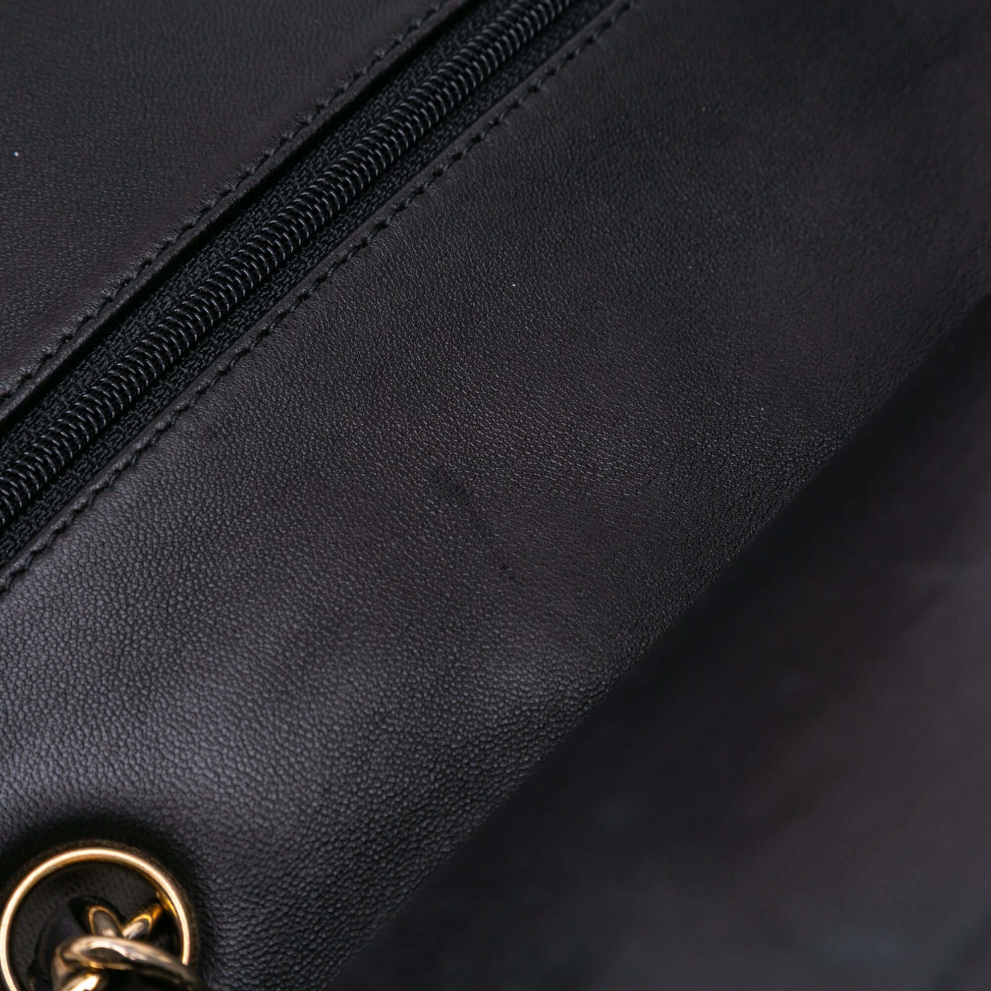 Chanel Classic Double Flap Black Lambskin Shoulder Bag – 2010