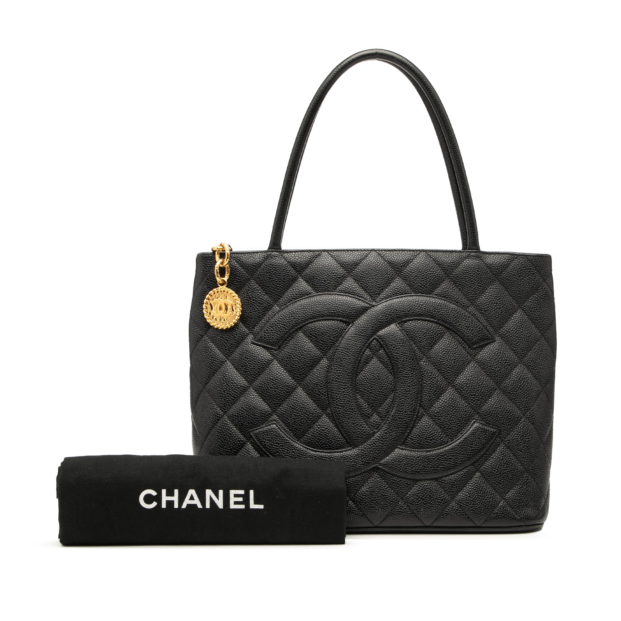 Chanel Caviar Medallion Tote - image 9
