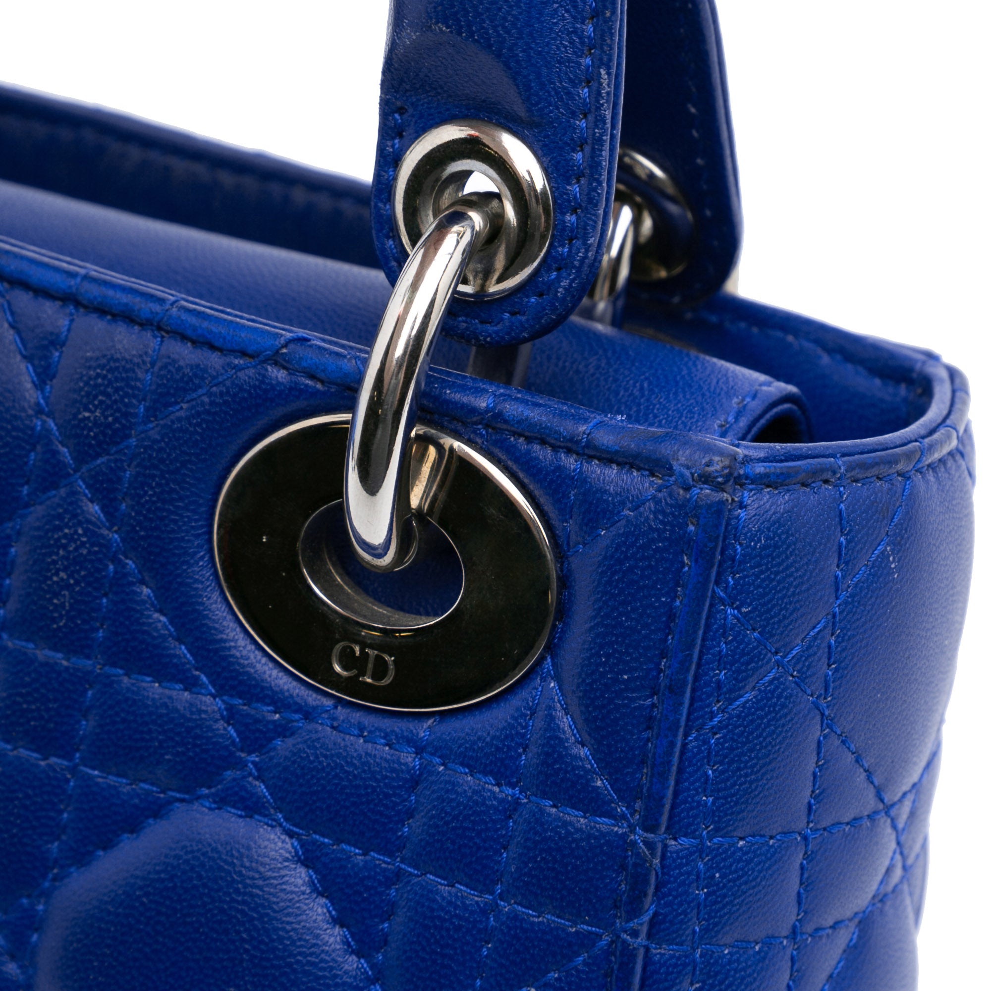 Dior Mini Lambskin Cannage Lady Dior - image 8