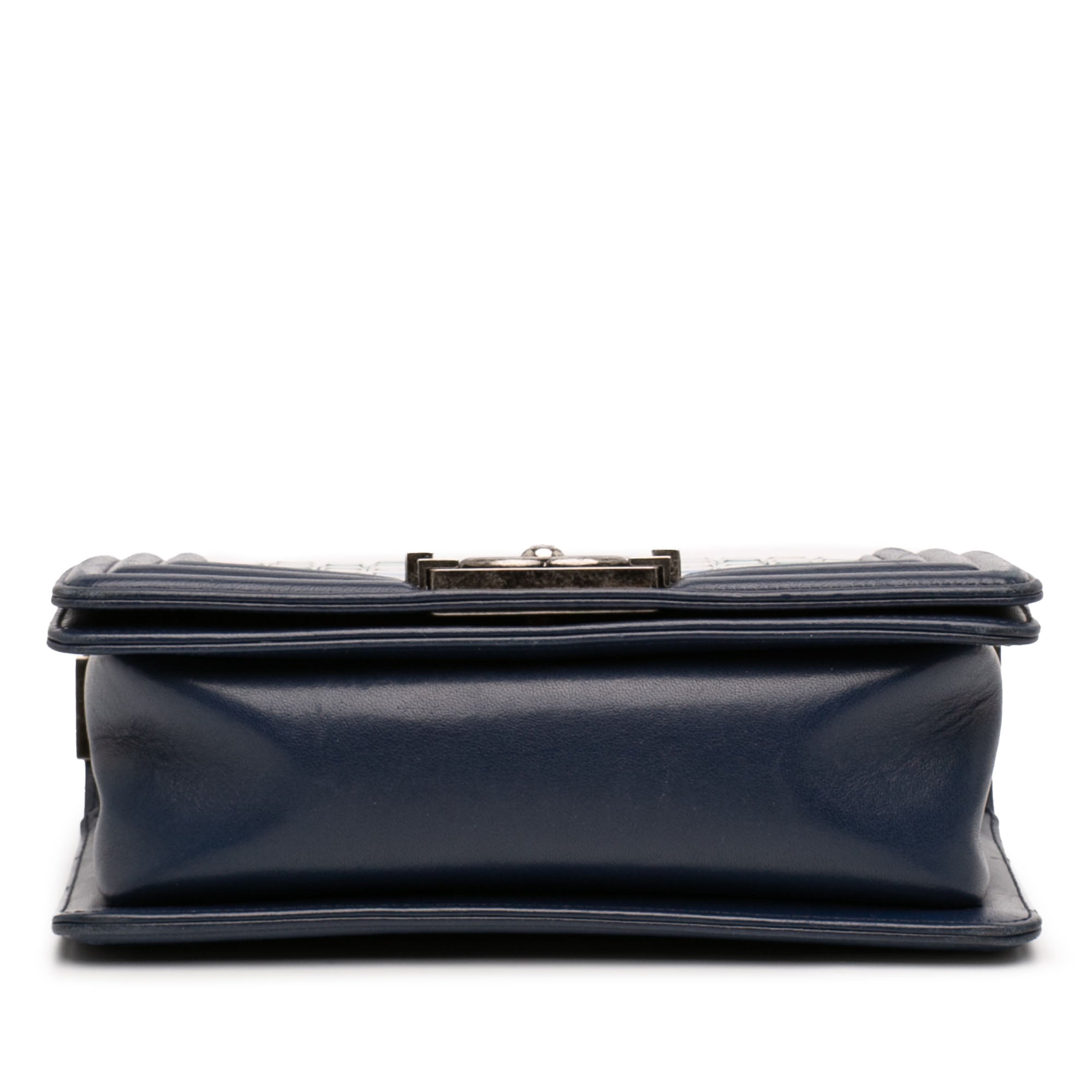 Chanel Small Lambskin Tile Mosaic Boy Flap - image 3