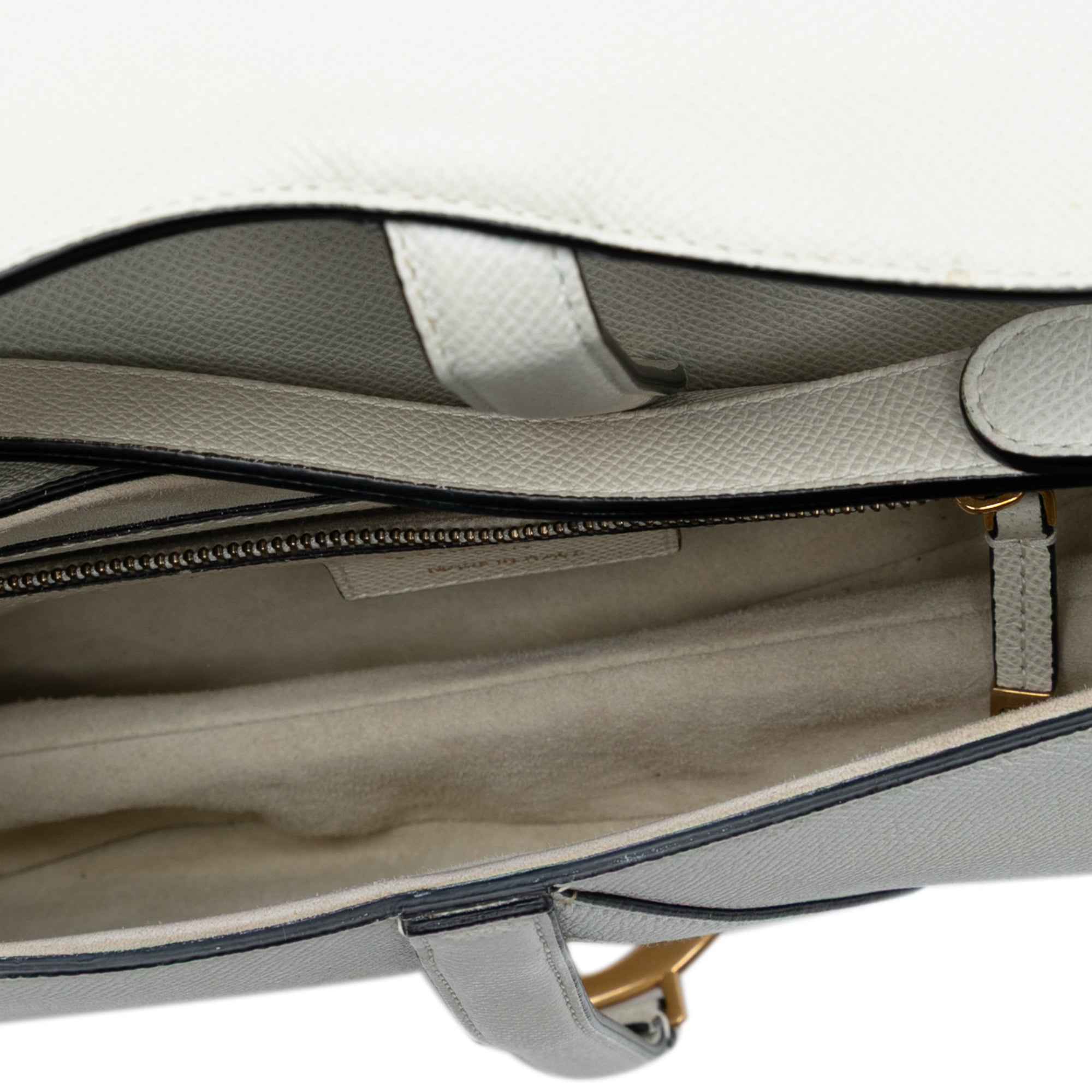 Dior Grained Calfskin Saddle Bag - image 4