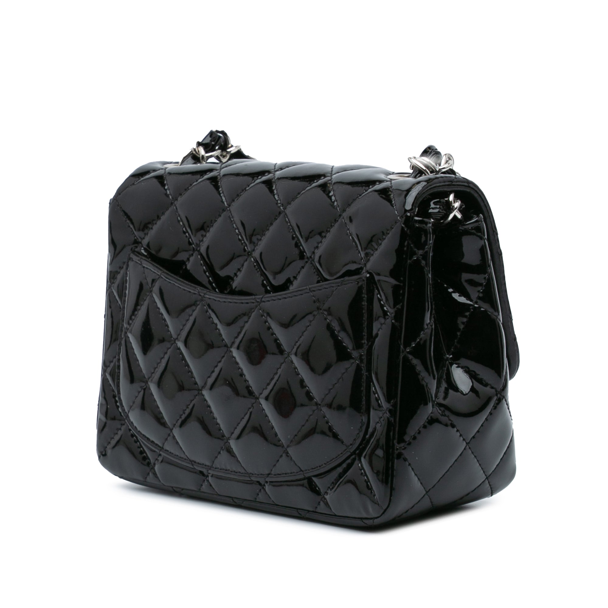 Chanel Mini Square Classic Patent Single Flap - image 2