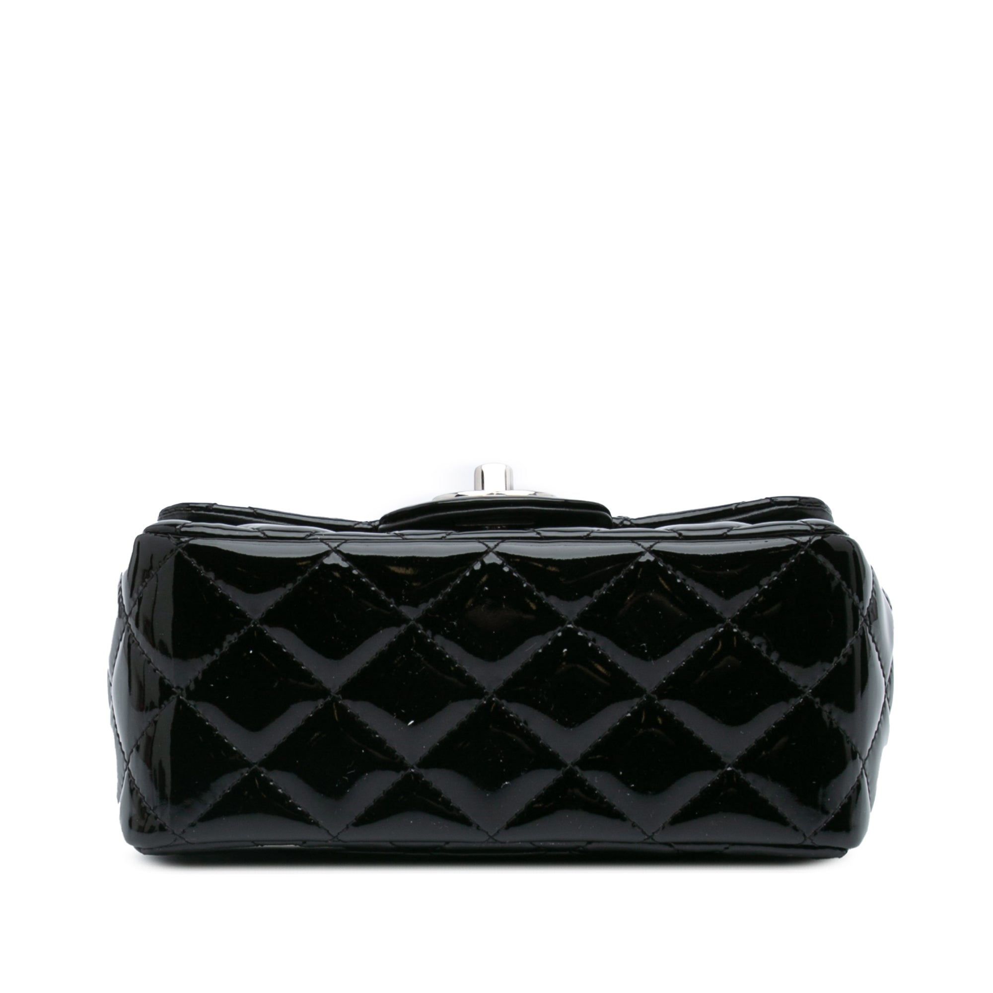 Chanel Mini Square Classic Patent Single Flap - image 3