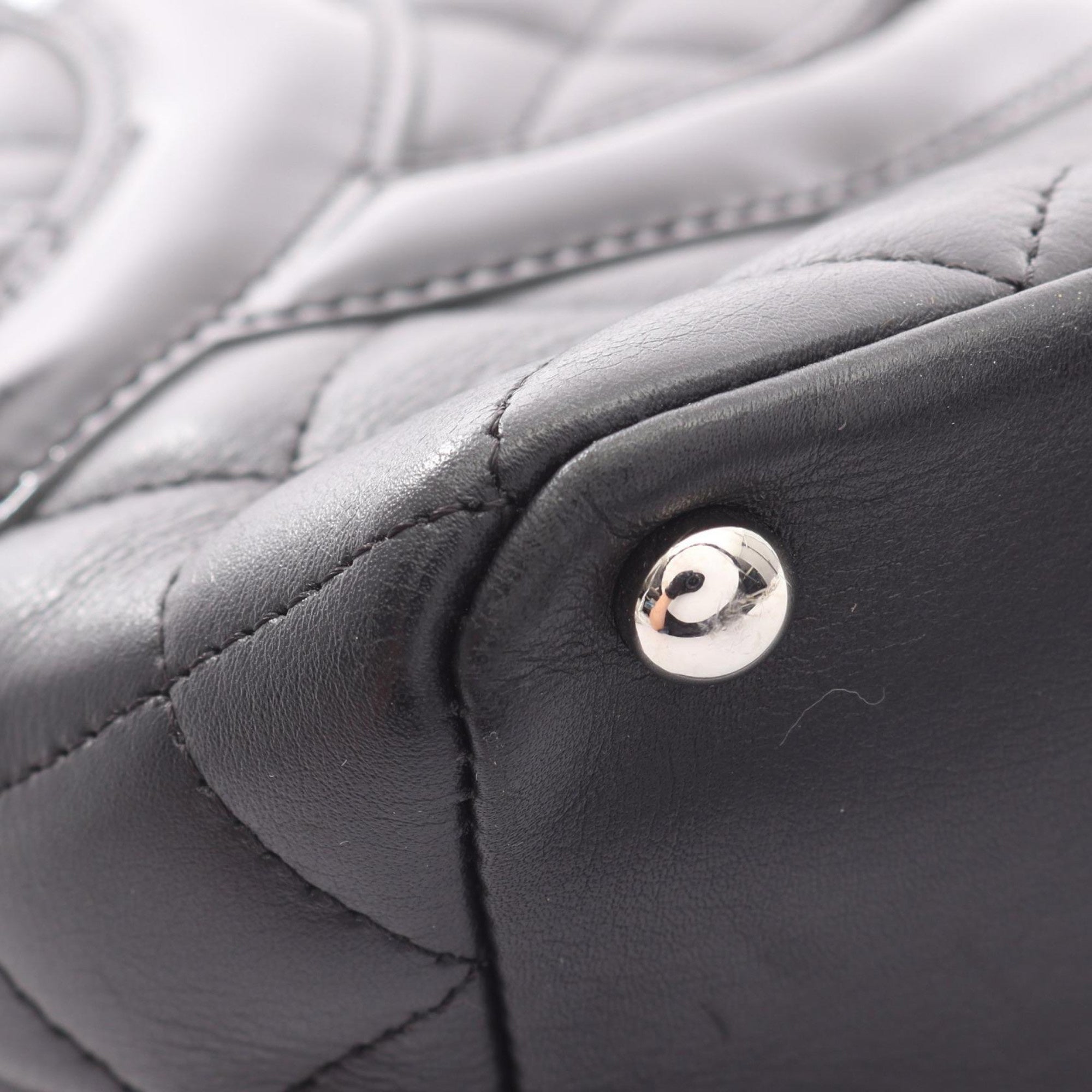 Chanel Medium Lambskin Cambon Ligne Tote - image 8