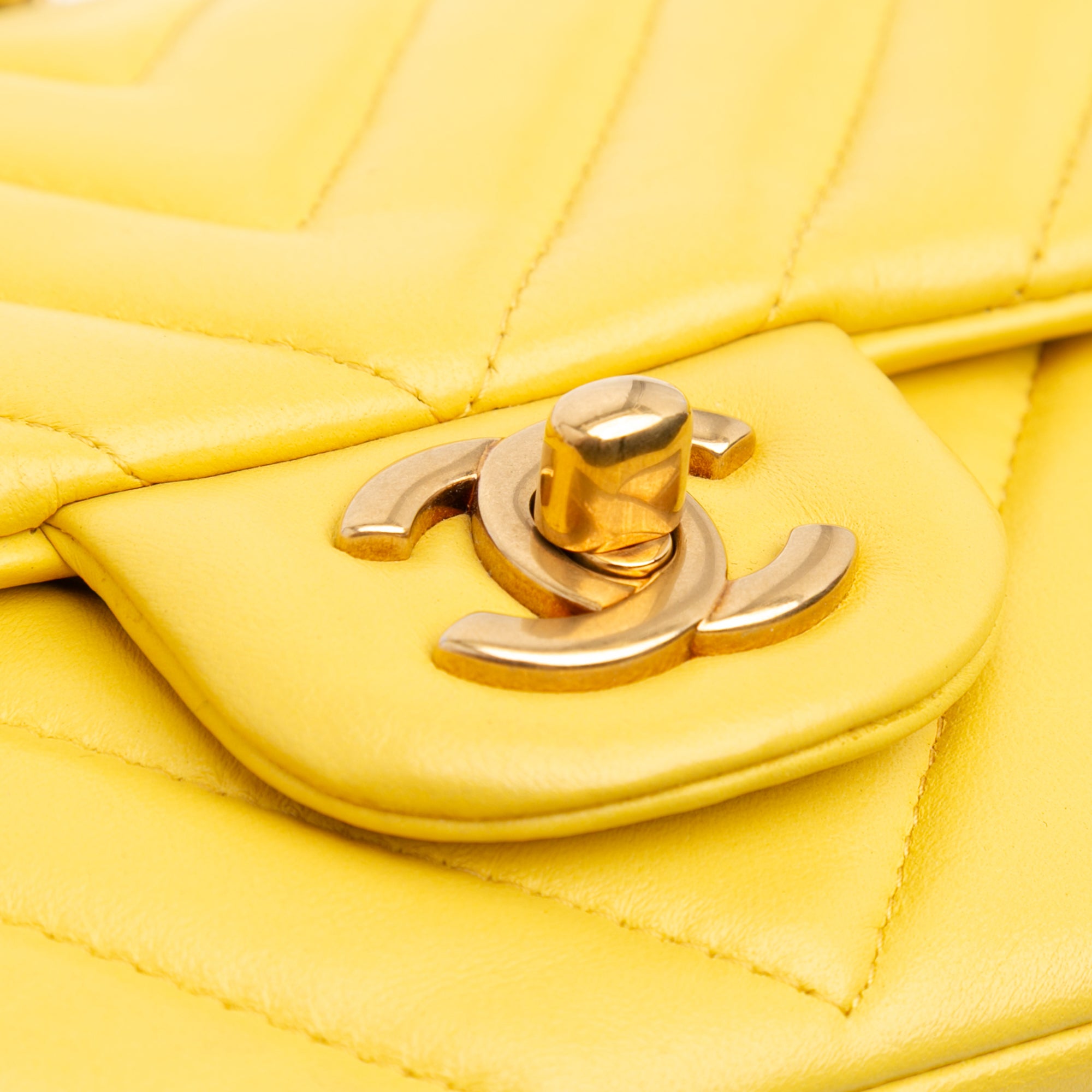 Chanel Mini Rectangular Classic Chevron Lambskin Single Flap - image 6