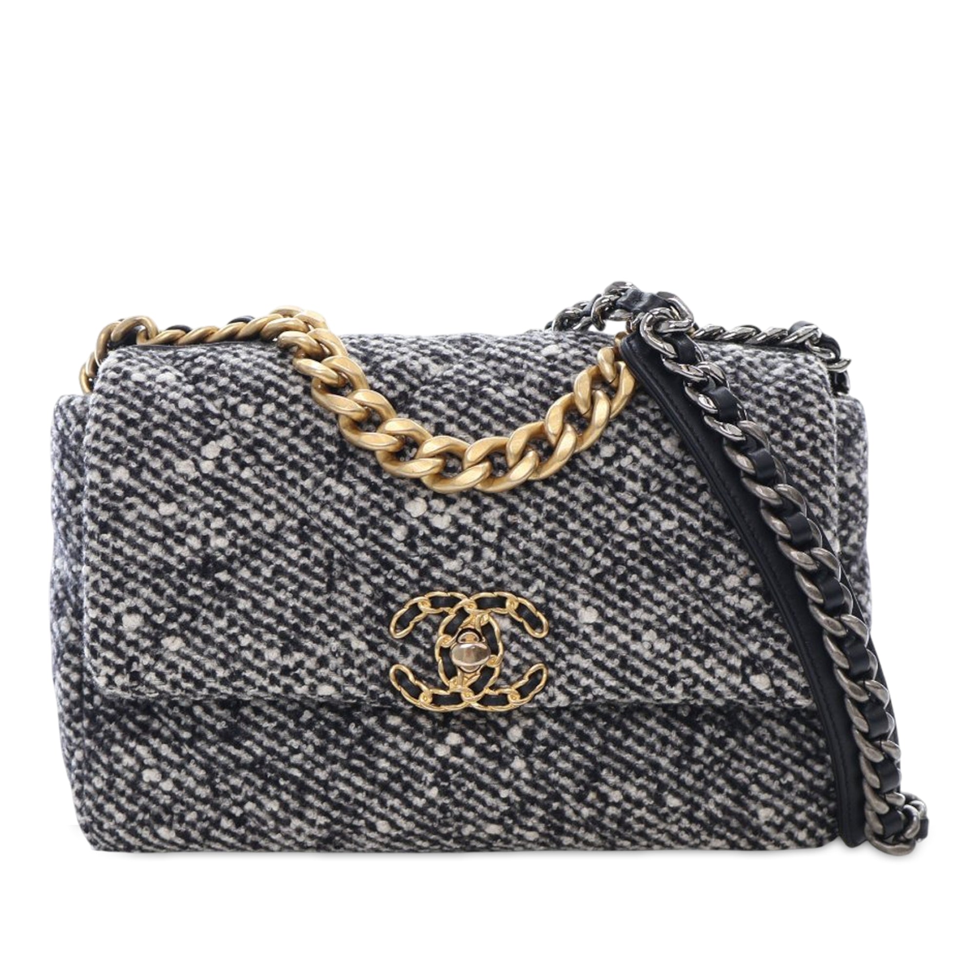 Chanel Medium Tweed 19 Flap - image 1