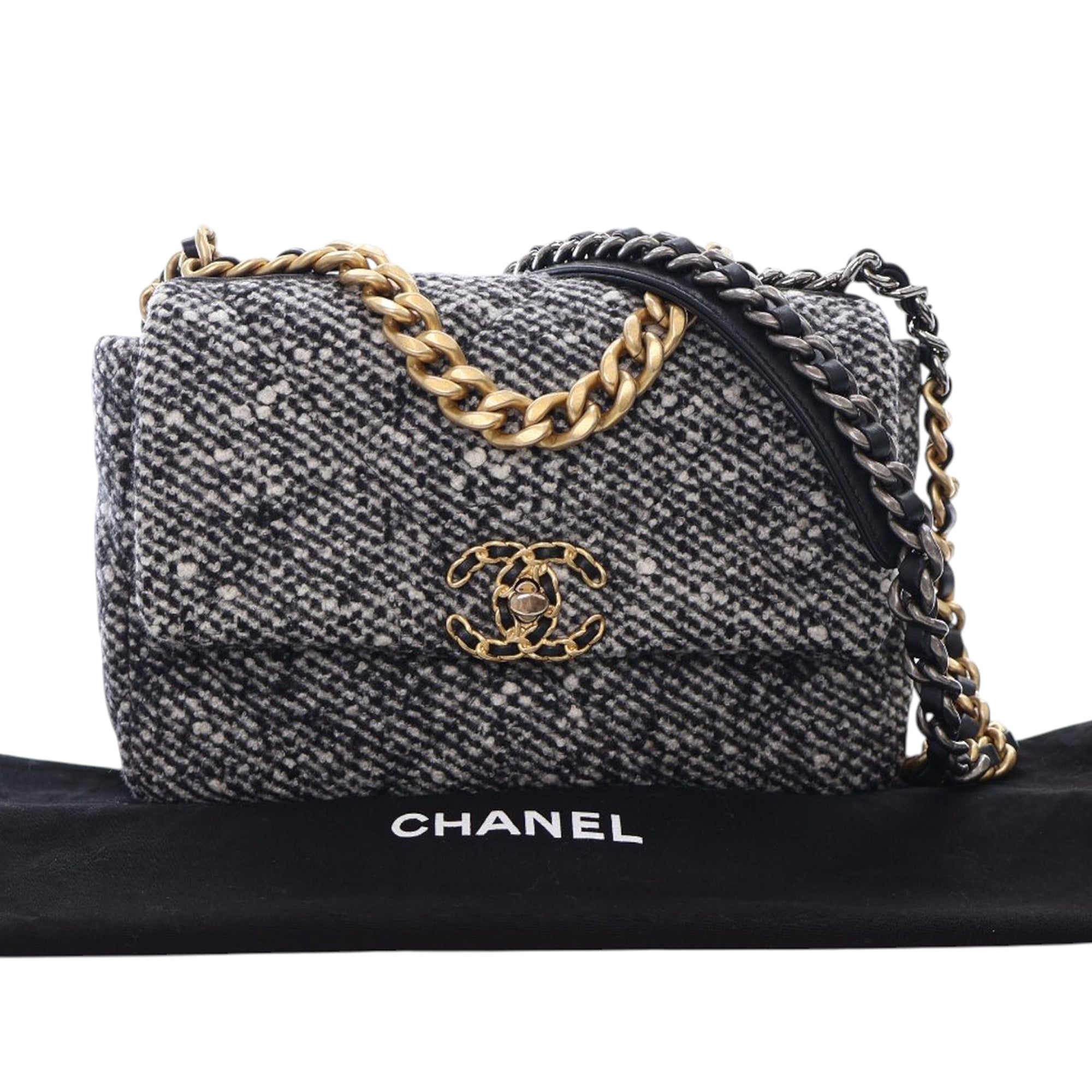 Chanel Medium Tweed 19 Flap - image 12
