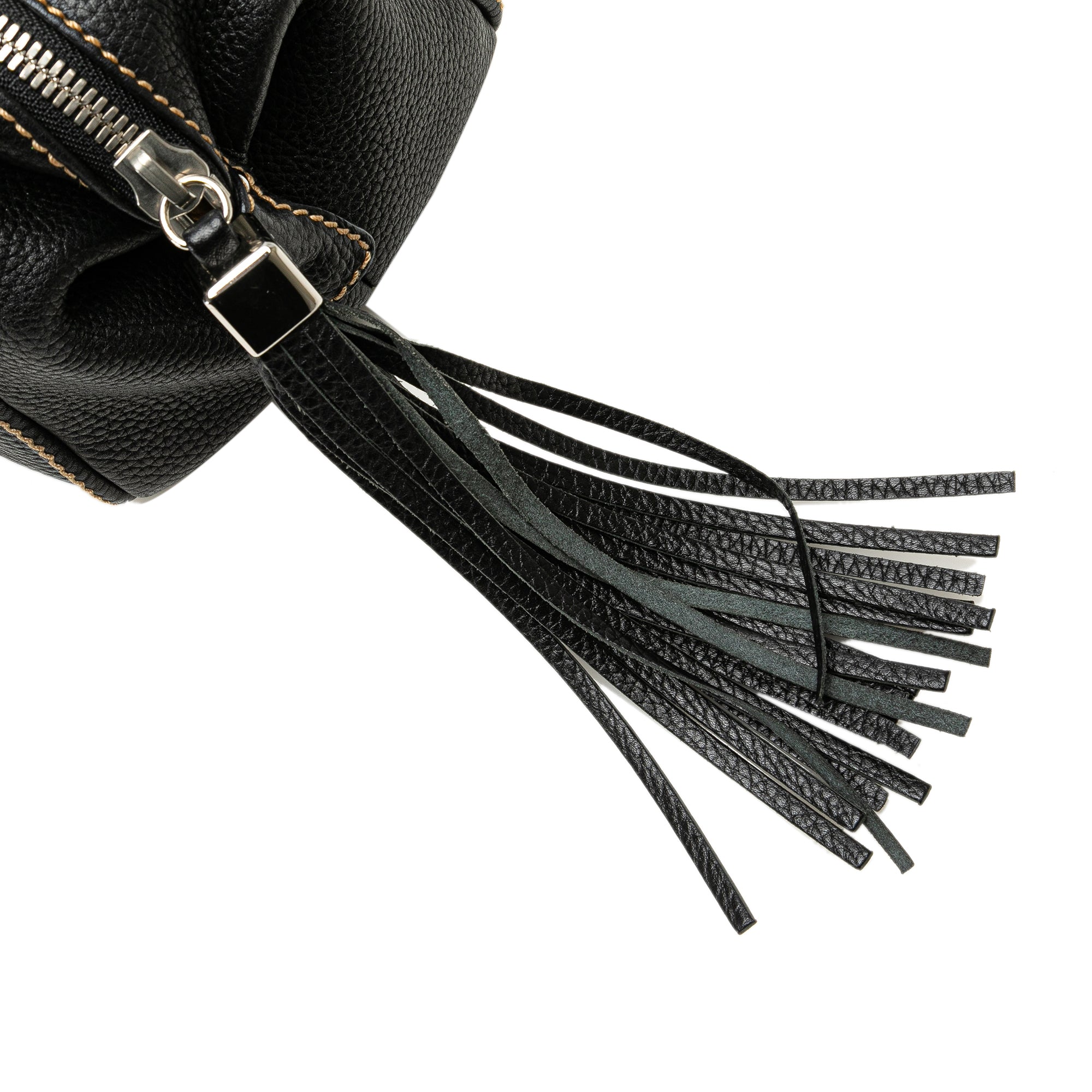 Chanel Medium Pebbled Calfskin LAX Tassel Handbag - image 7