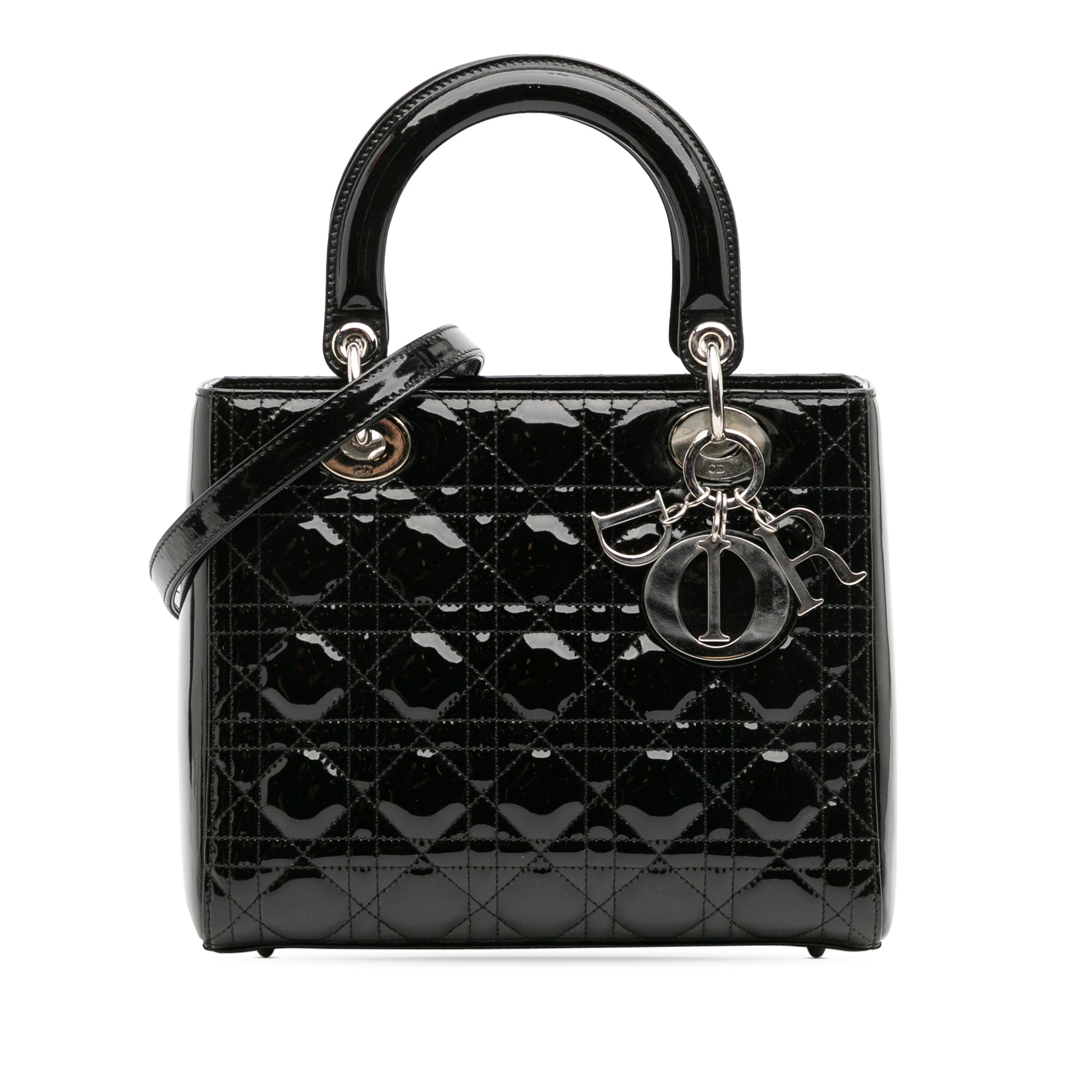 Dior Medium Patent Cannage Lady Dior - image 1