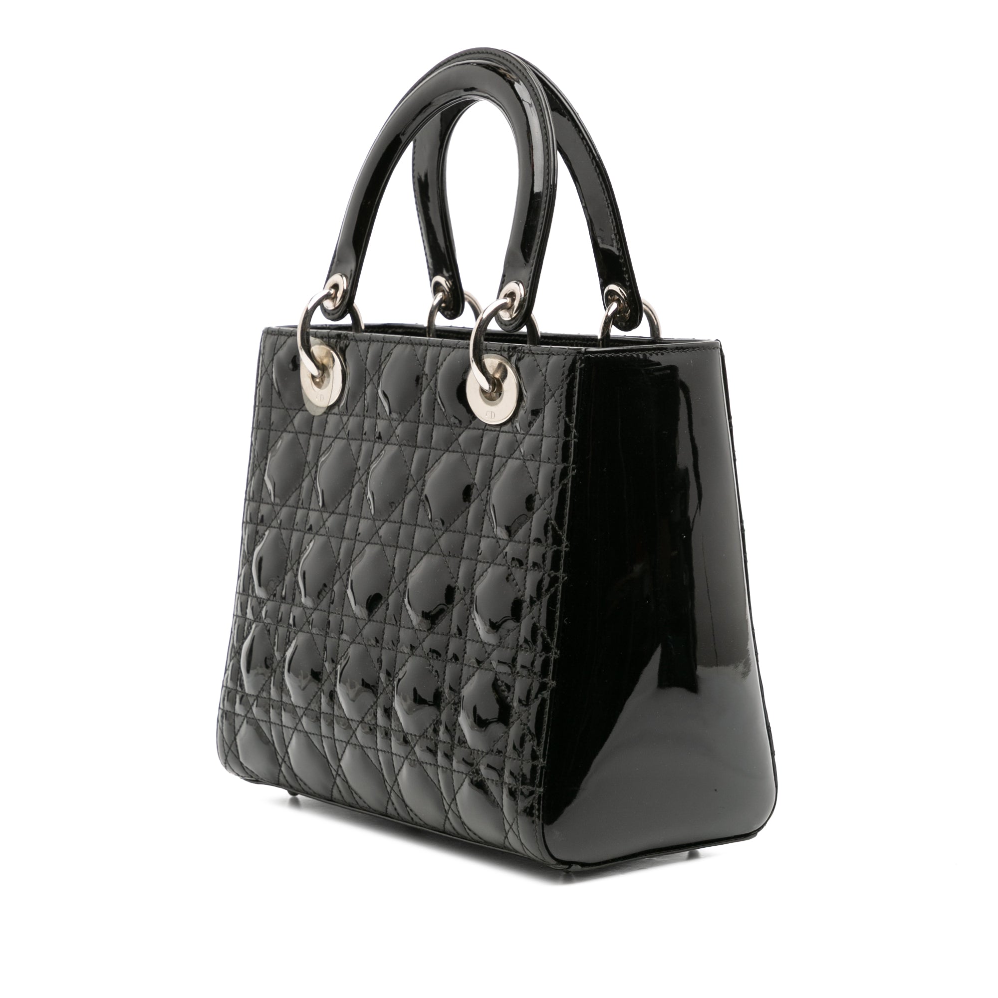 Dior Medium Patent Cannage Lady Dior - image 2