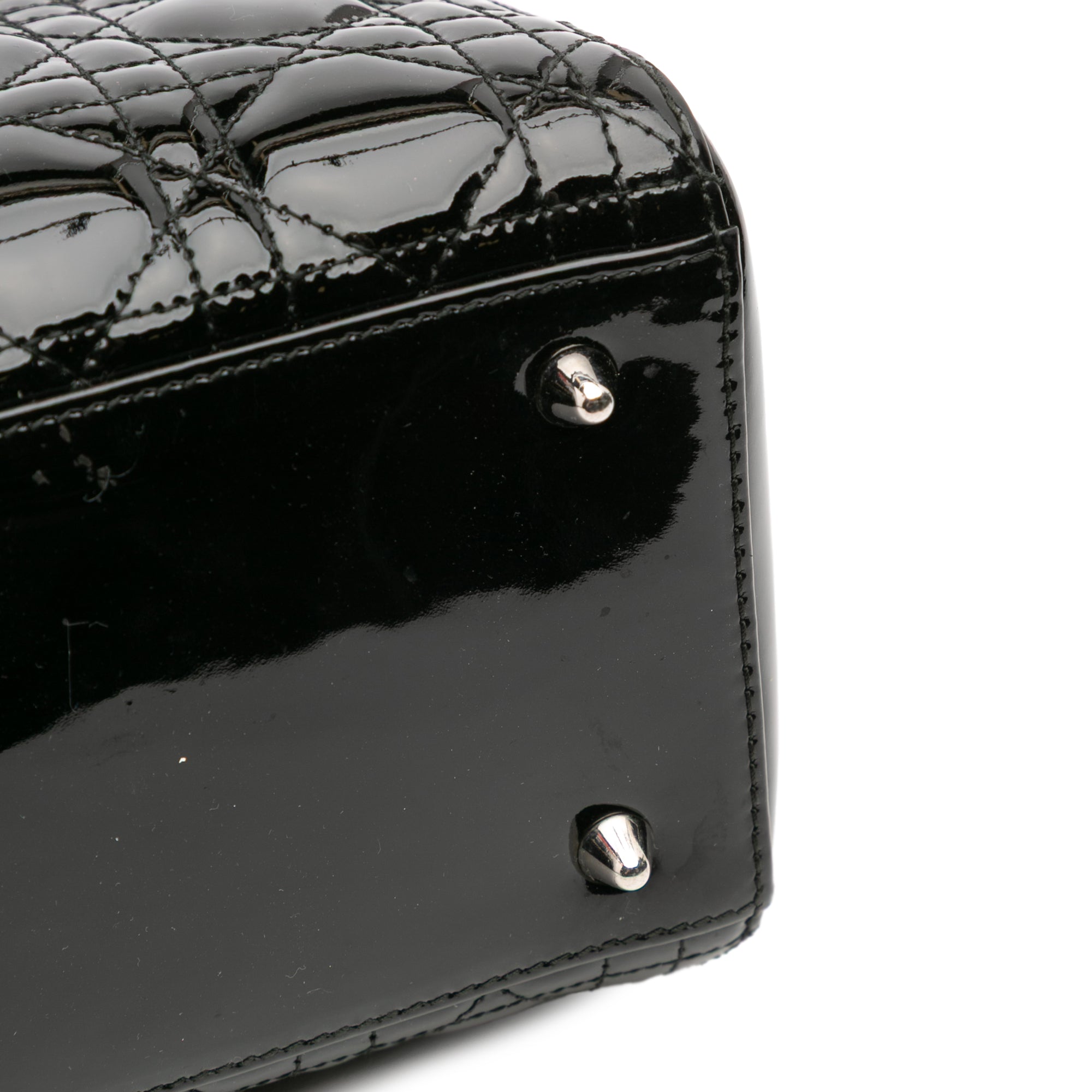 Dior Medium Patent Cannage Lady Dior - image 8
