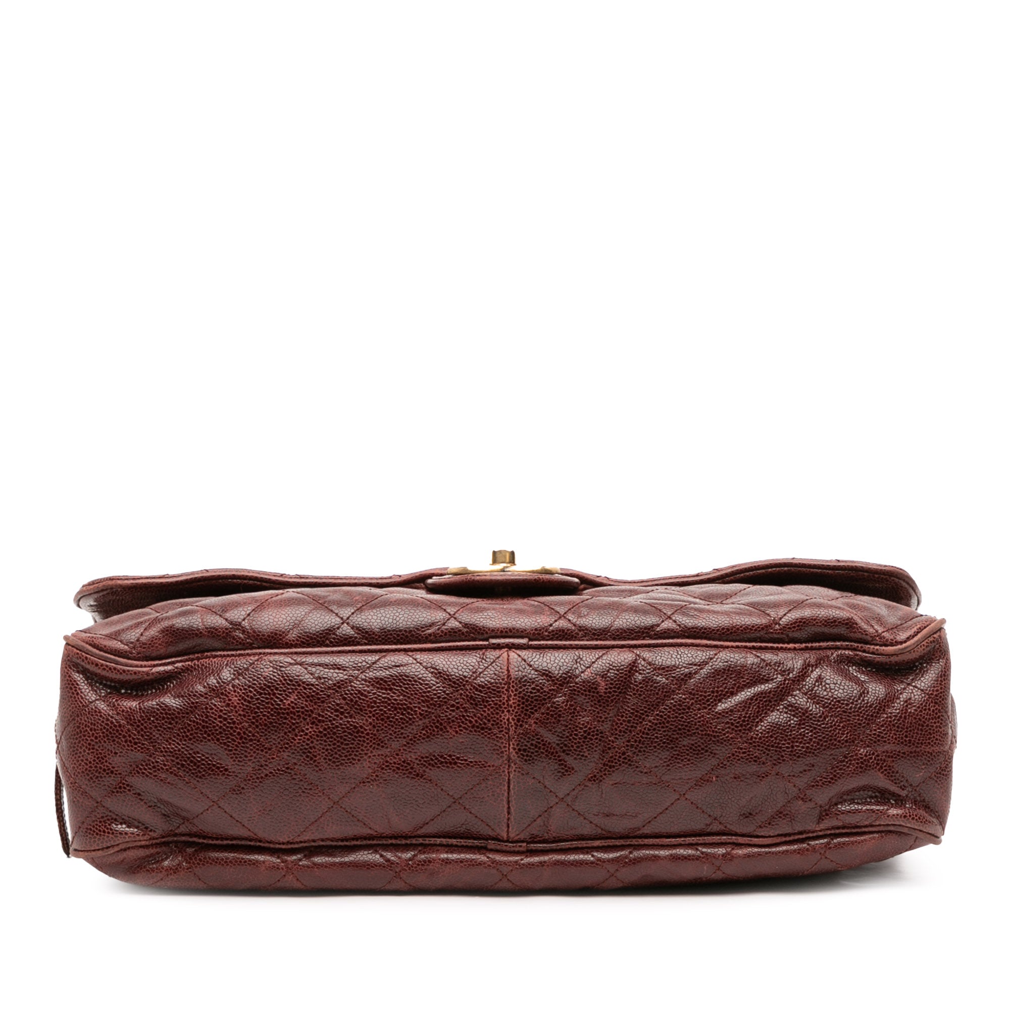 Chanel Large Quilted Glazed Caviar Shiva Flap - image 3