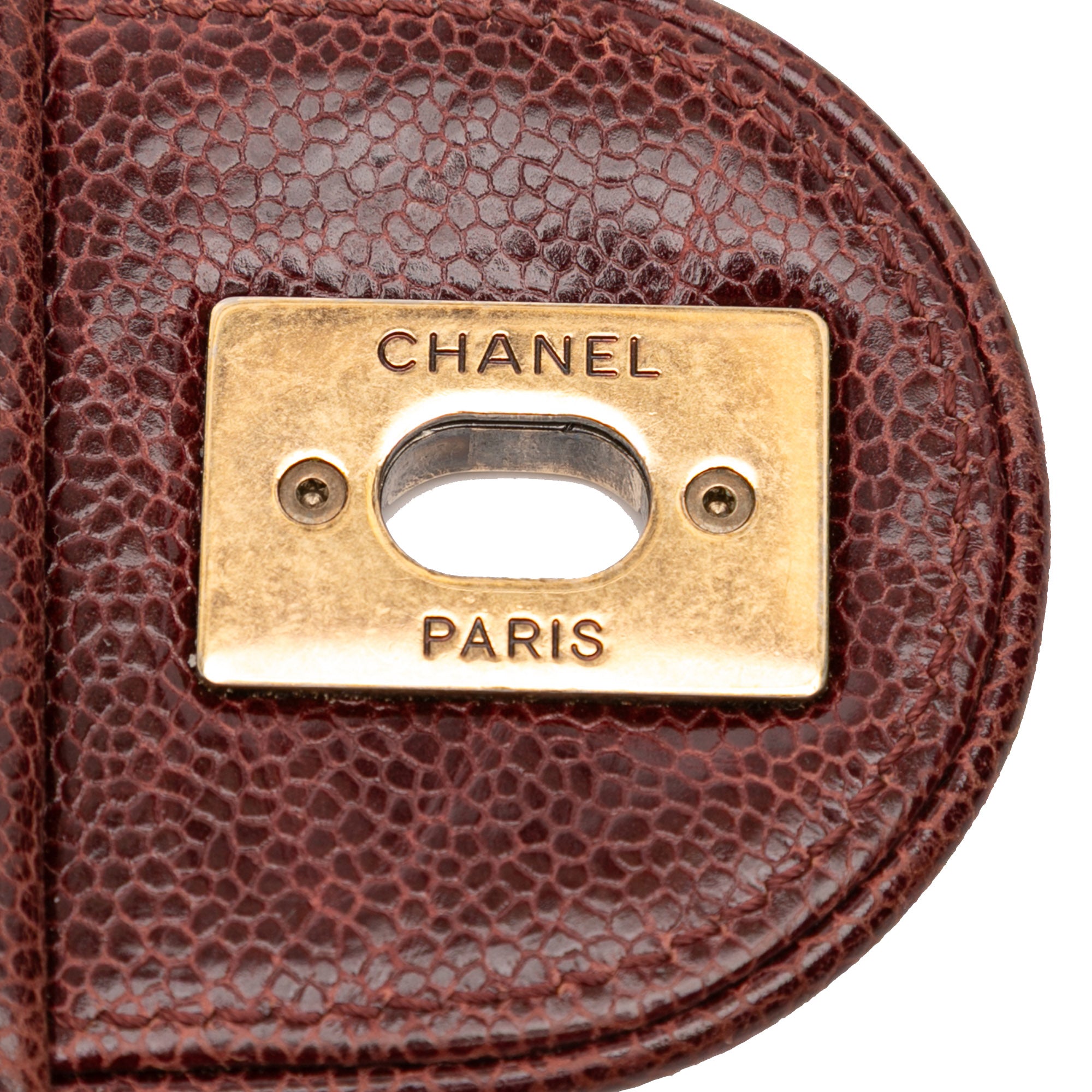 Chanel Large Quilted Glazed Caviar Shiva Flap - image 7