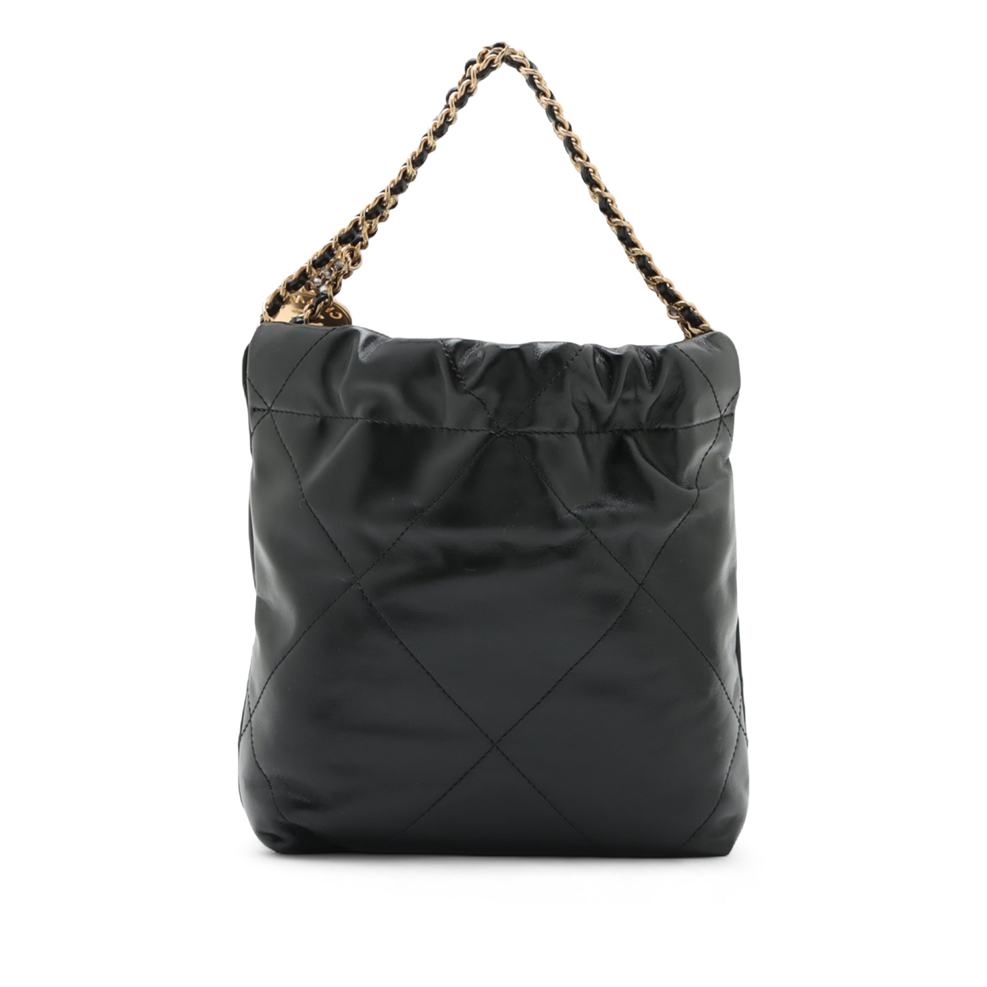 Chanel Mini Shiny Calfskin 22 Handbag - image 2