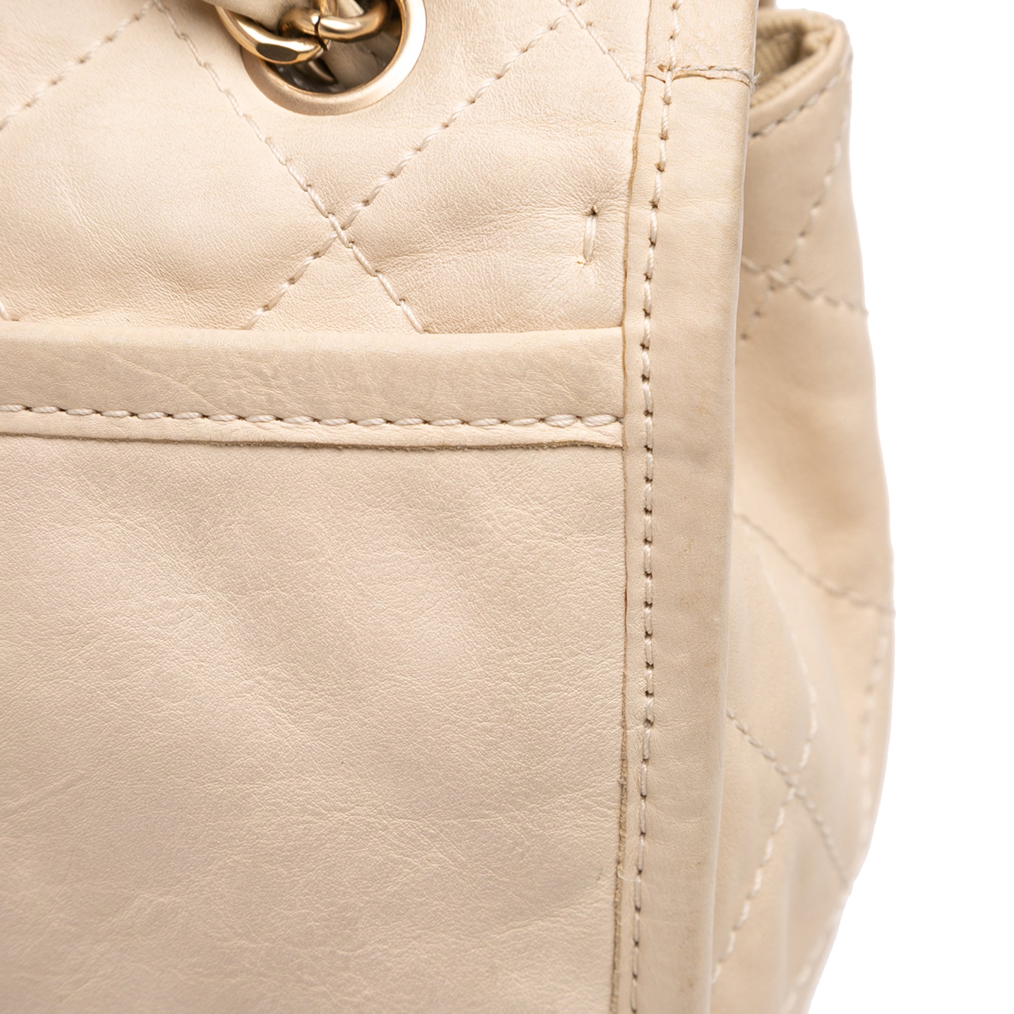 Chanel Medium Quilted Lambskin Reissue 2.55 Natural Beauty Split Pocket Flap - image 7
