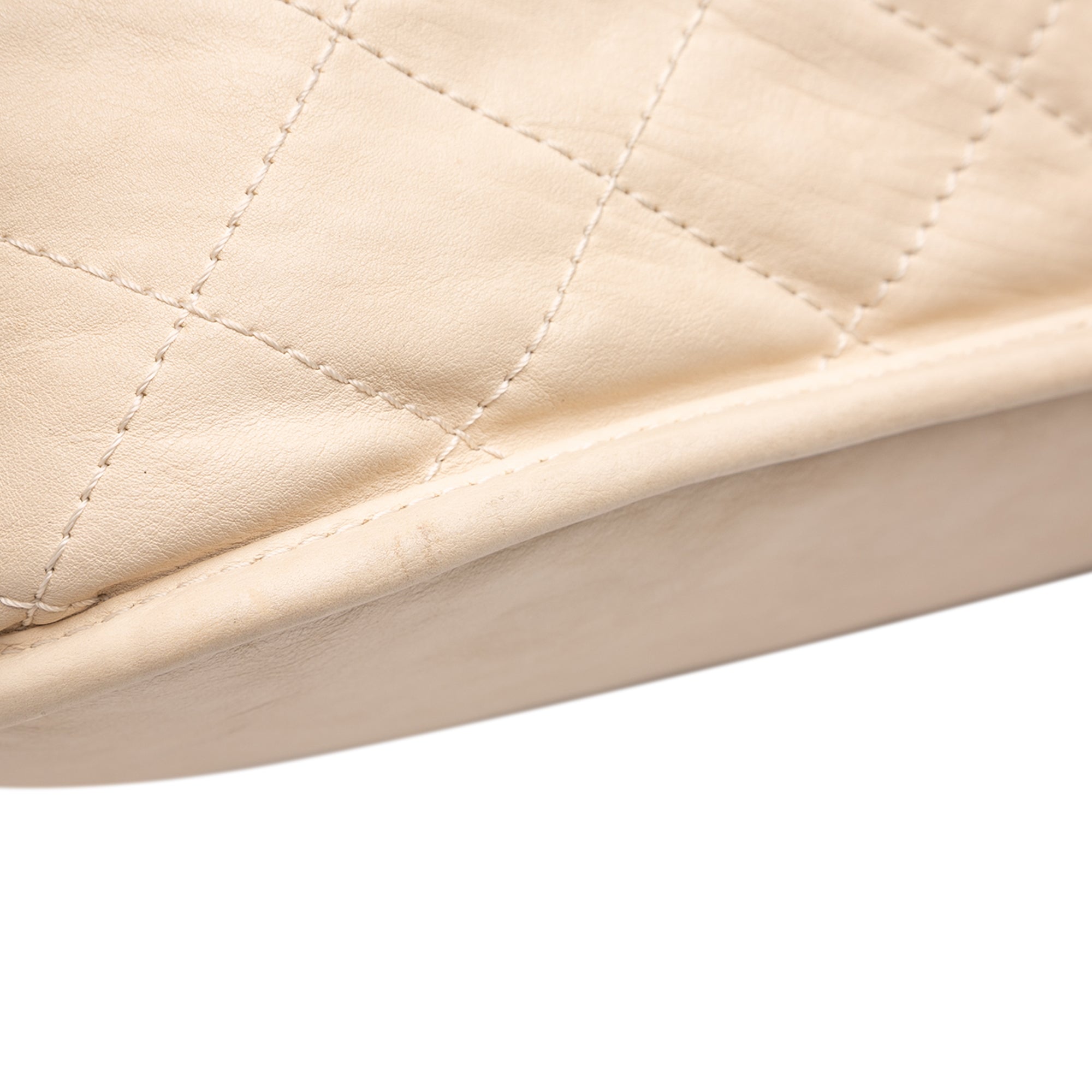 Chanel Medium Quilted Lambskin Reissue 2.55 Natural Beauty Split Pocket Flap - image 9