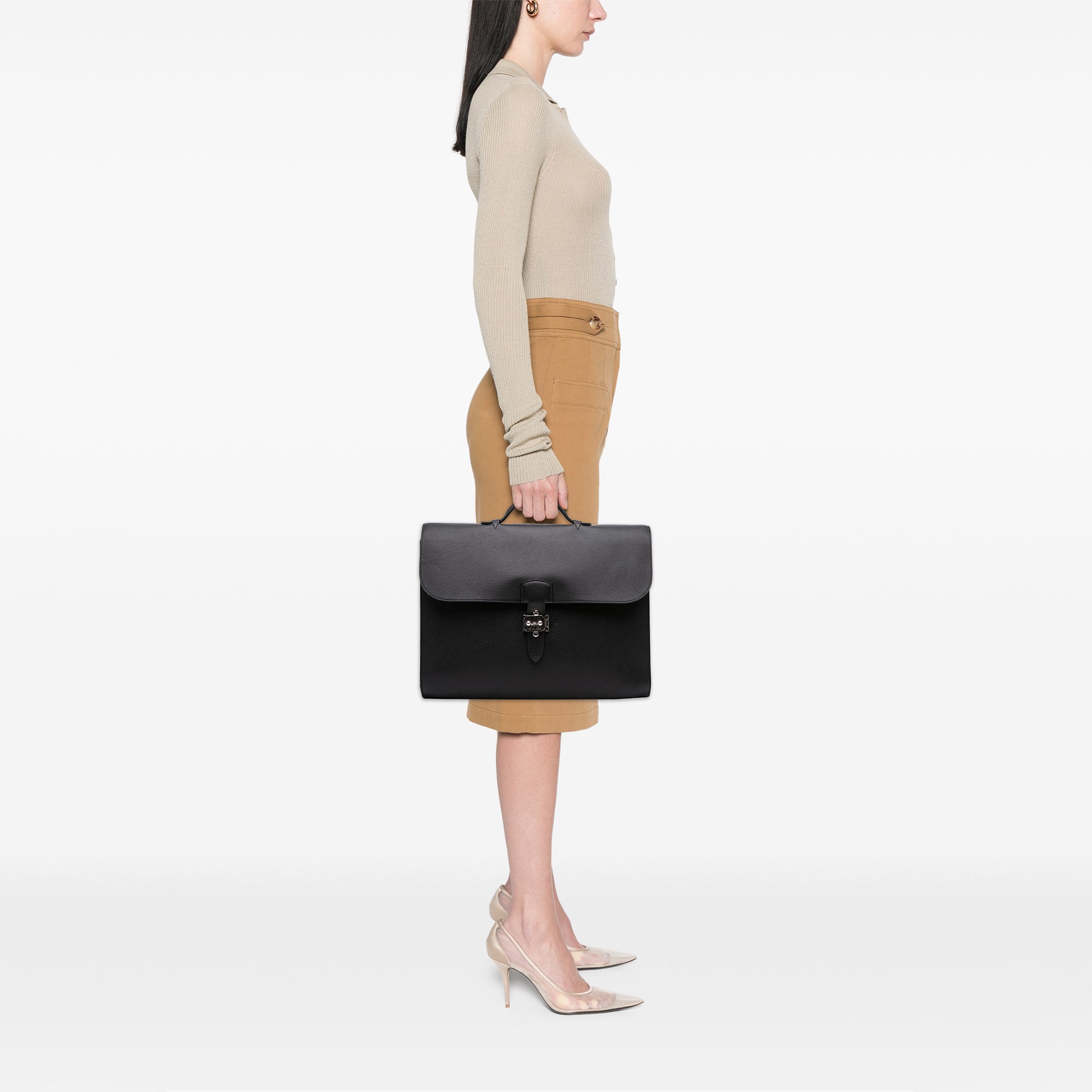 Hermès Togo Sac A Depeches 38 - image 8