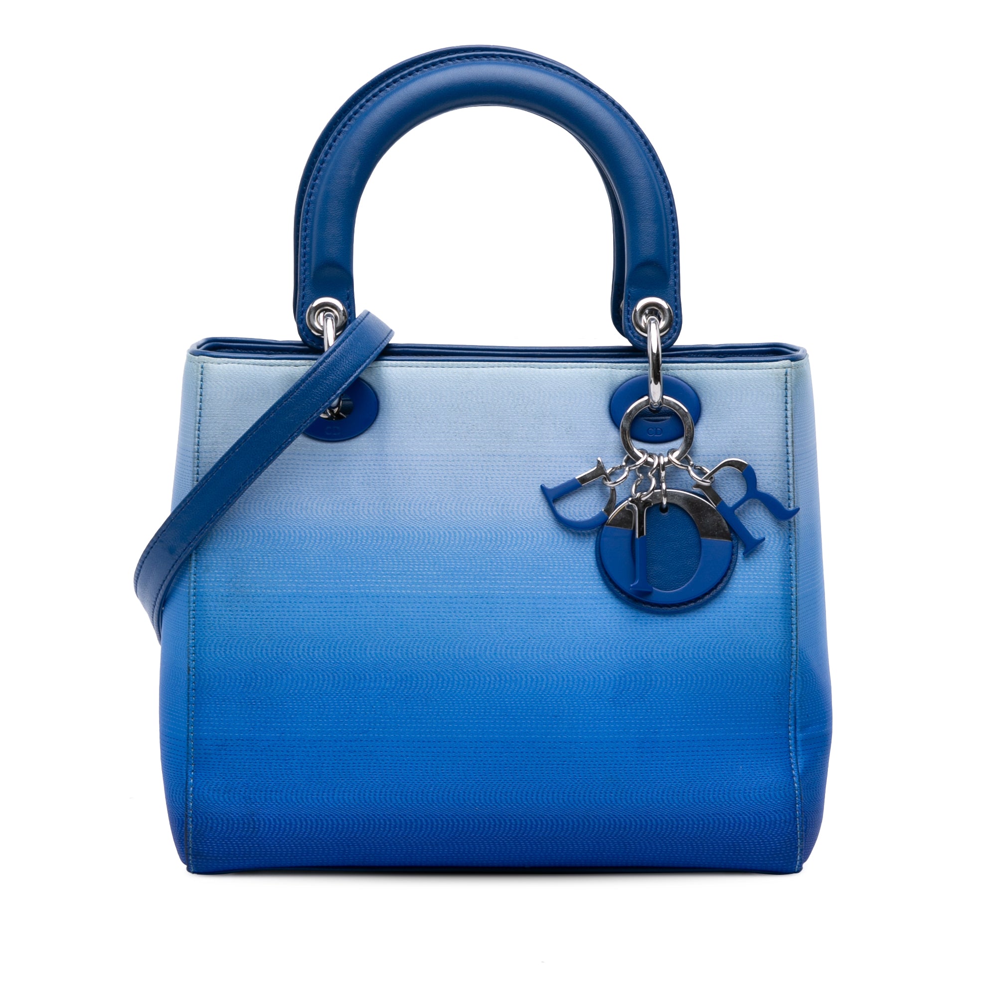 Dior Medium Denim Ombre Lady Dior - image 1