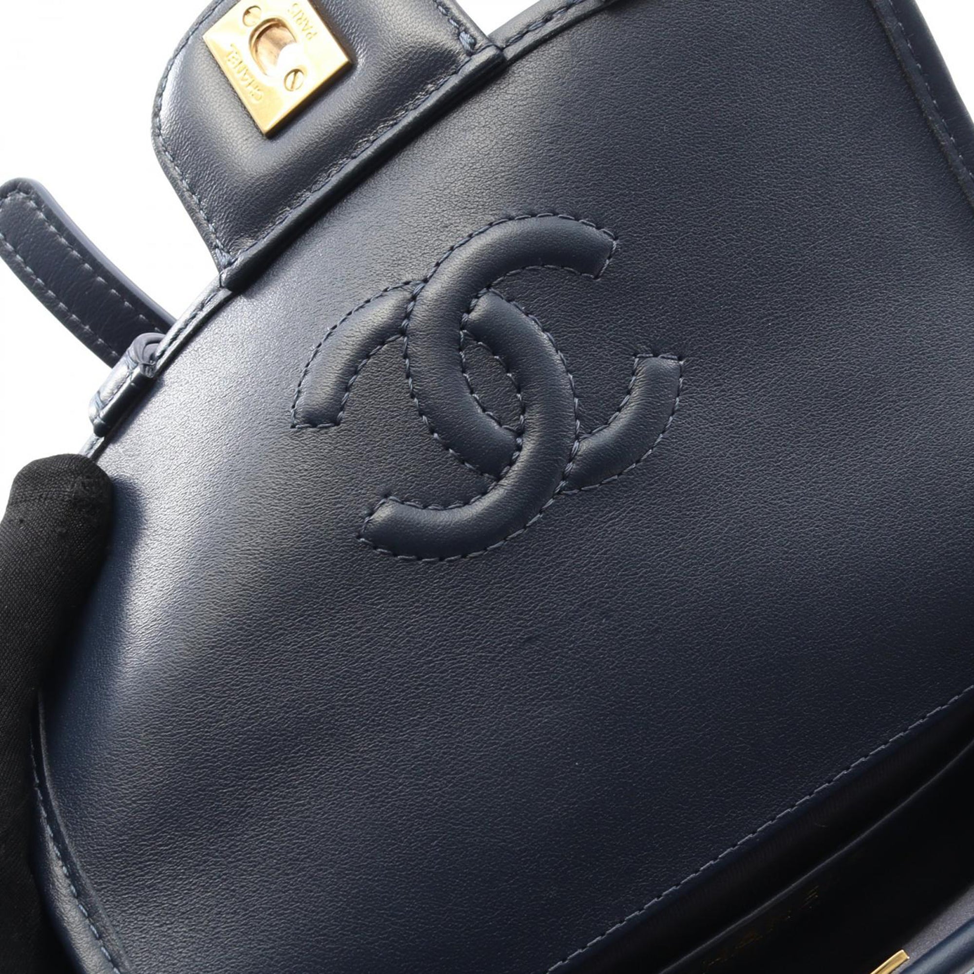 Chanel Mini Quilted Denim Ombre Flap Bag - image 6