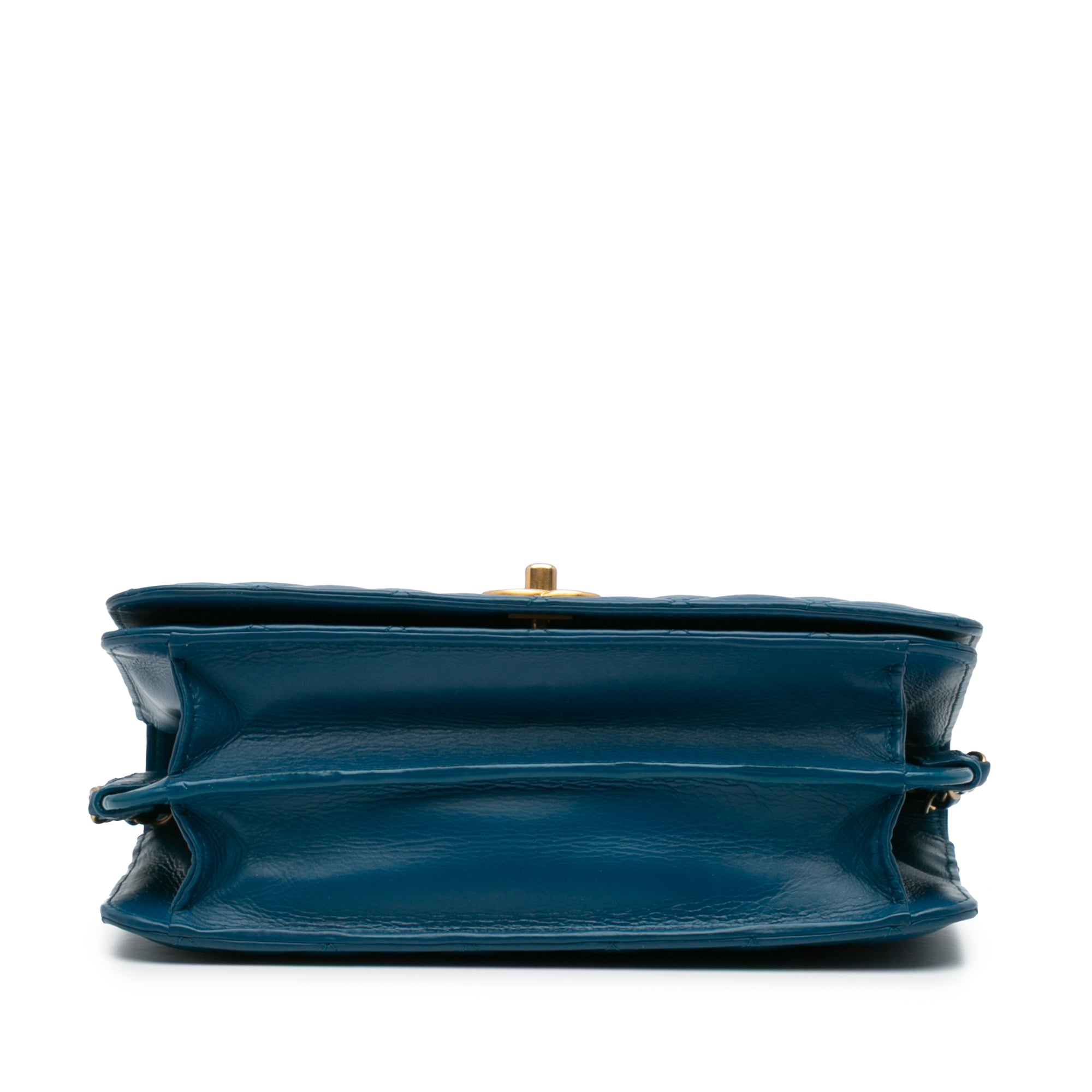 Chanel Medium Quilted Calfskin CC Side Chain Full Flap - image 3