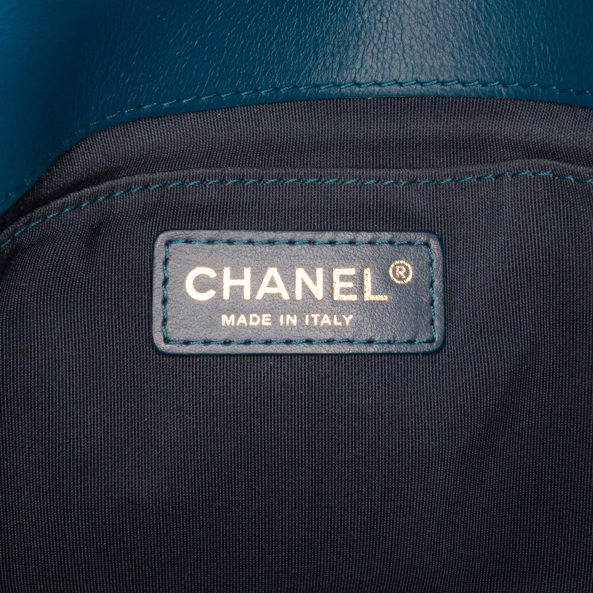 Chanel Medium Quilted Calfskin CC Side Chain Full Flap - image 5
