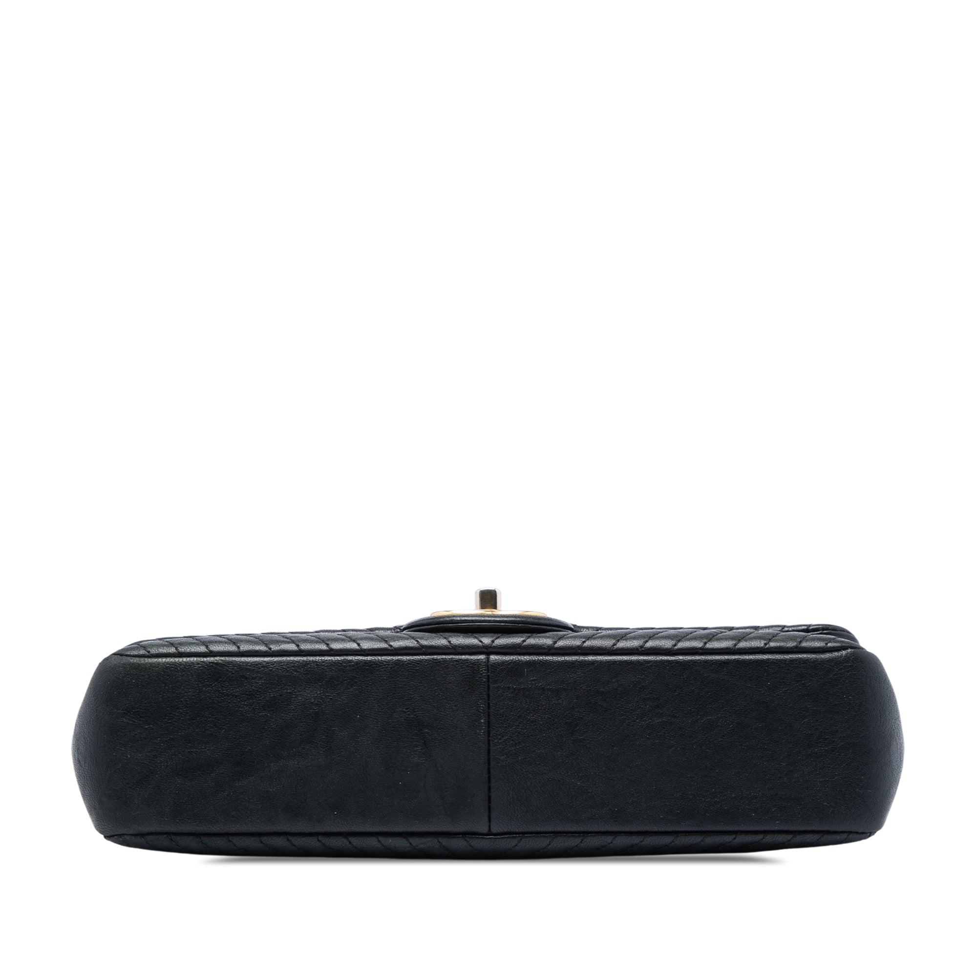 Chanel Medium Quilted Chevron Wrinkled Lambskin Surpique Flap - image 3