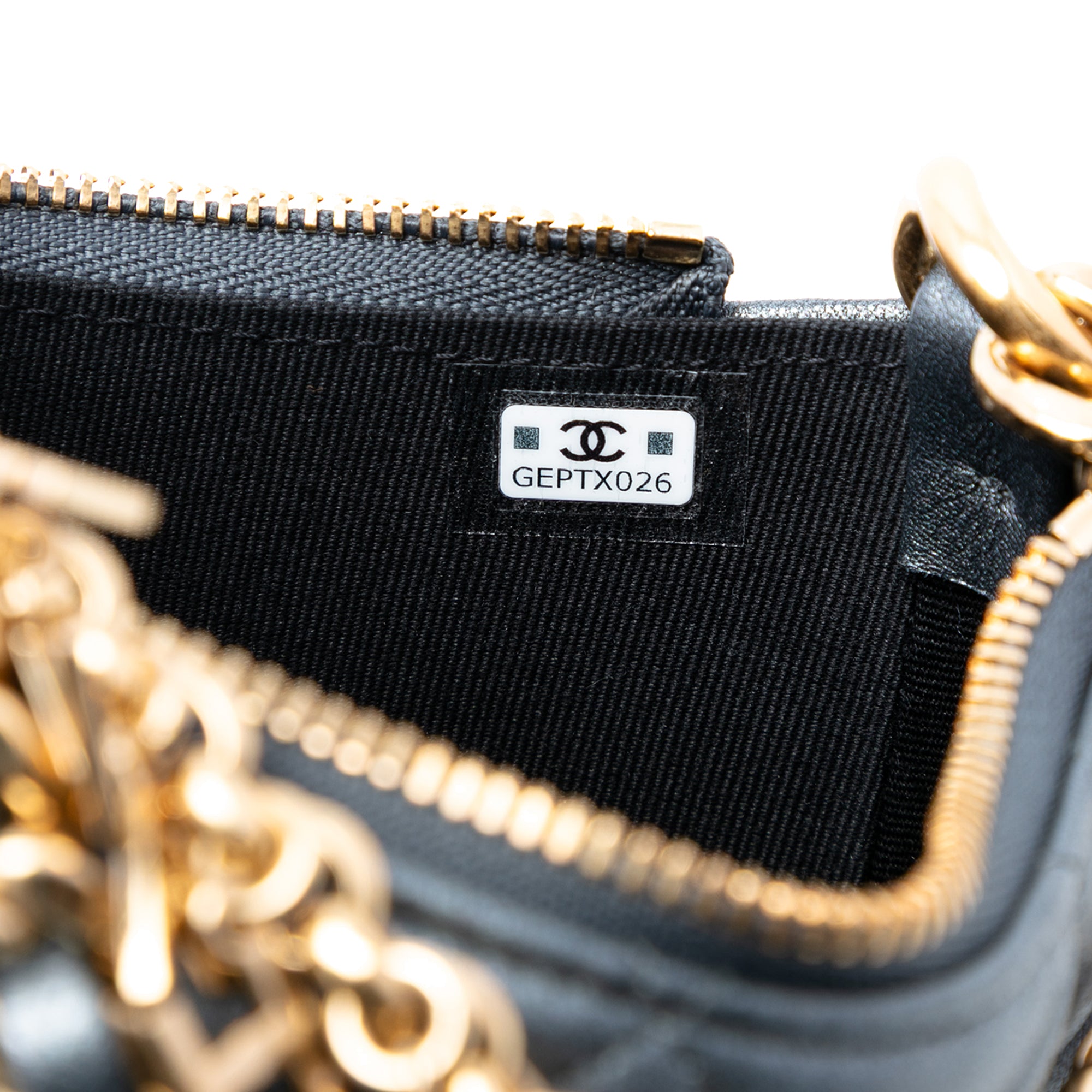 Chanel CC Quilted Metallic Lambskin Logo Chain Satchel - image 5