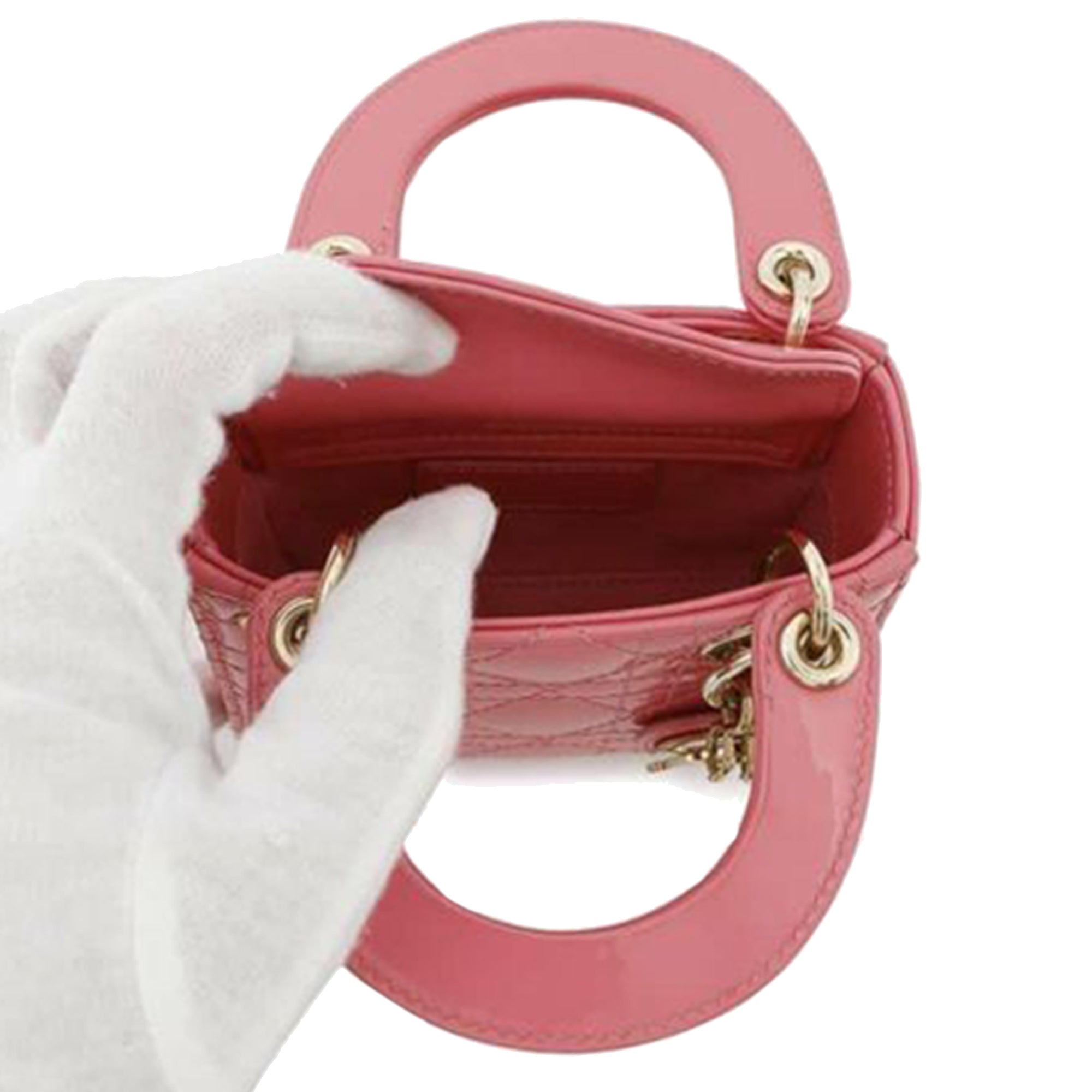Dior Micro Patent Cannage Lady Dior - image 4