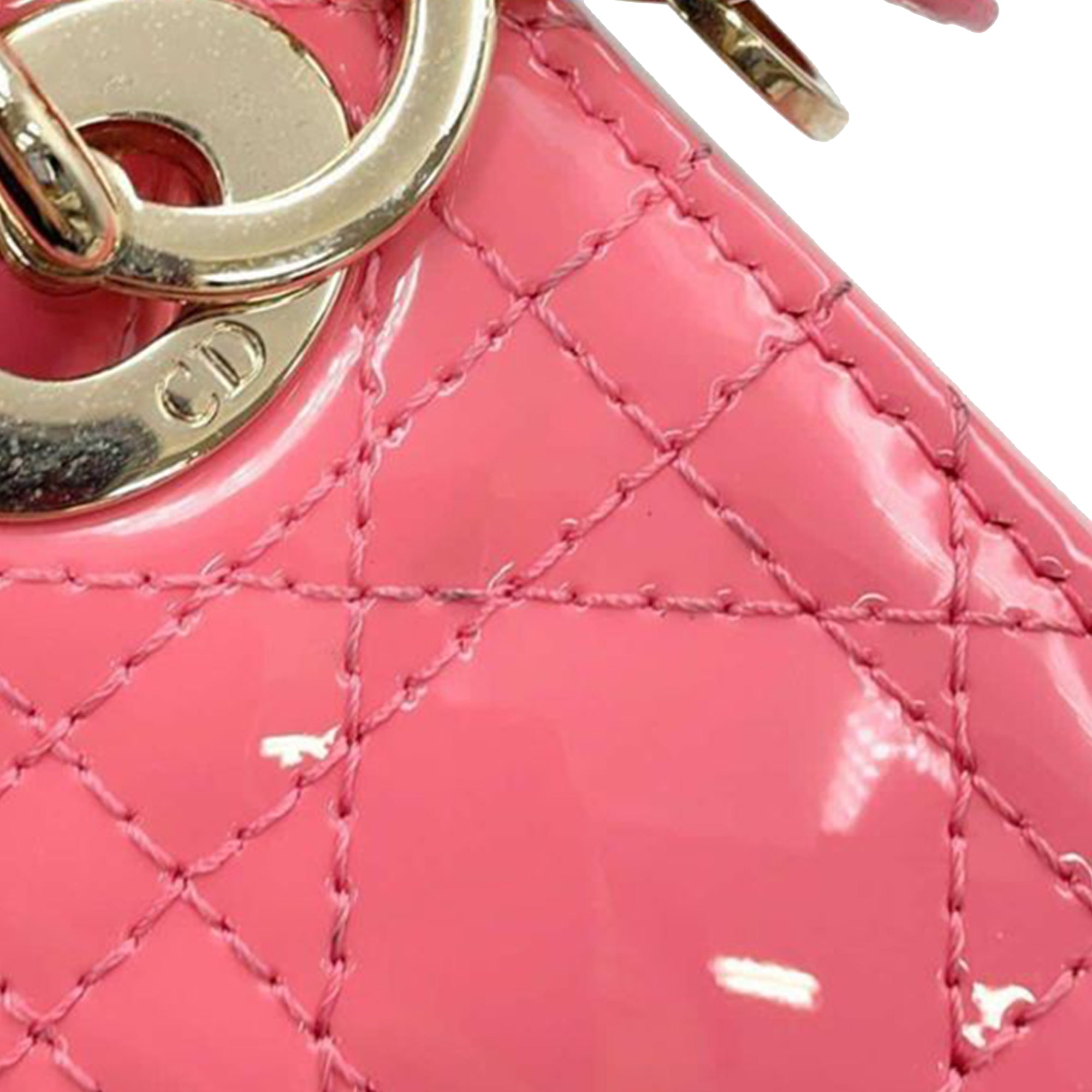 Dior Micro Patent Cannage Lady Dior - image 8