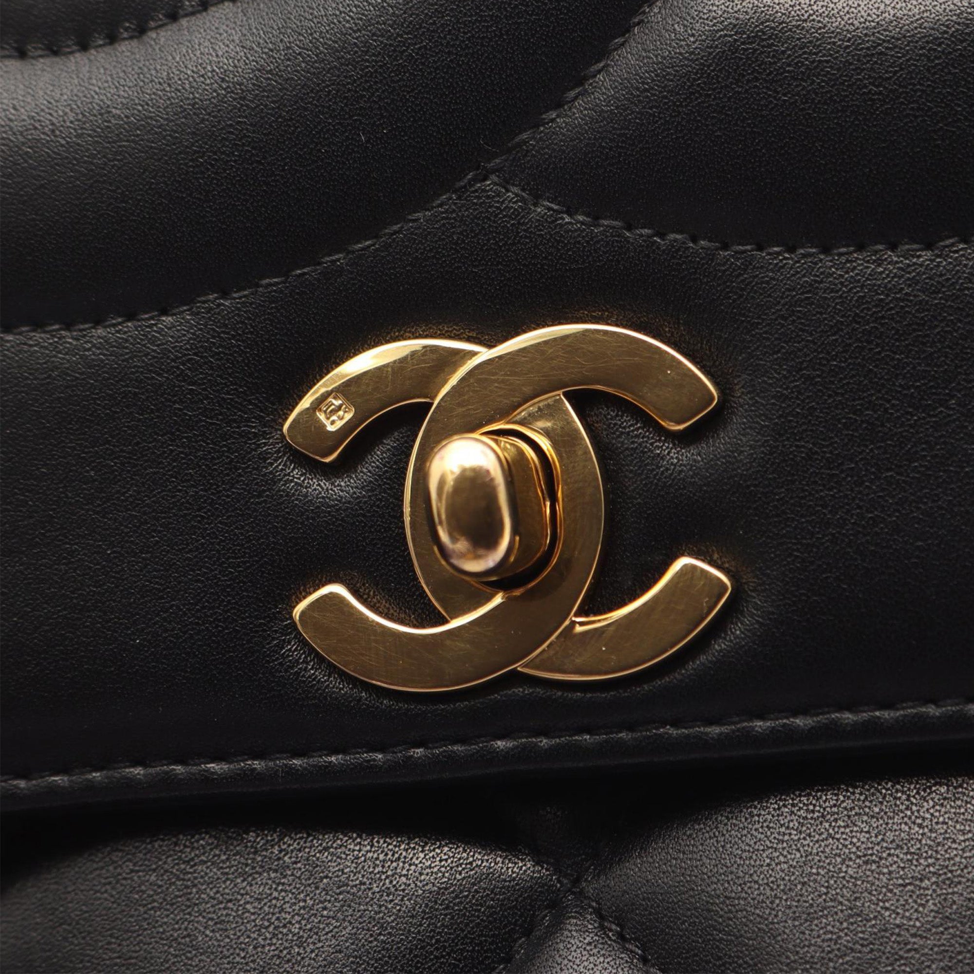 Chanel Quilted Lambskin CC Timeless Half Flap - image 6