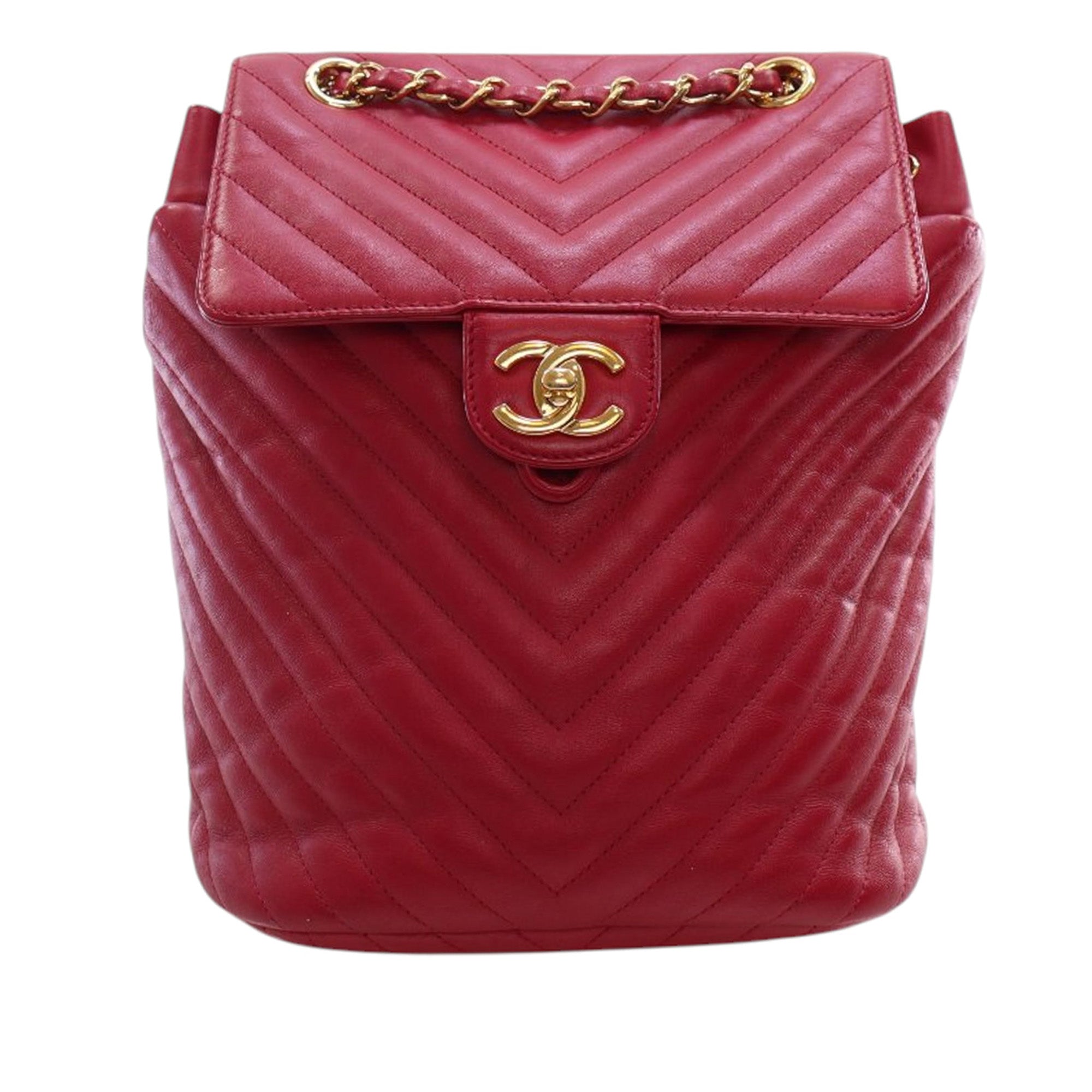 Chanel Small Chevron Calfskin Urban Spirit Backpack - image 1