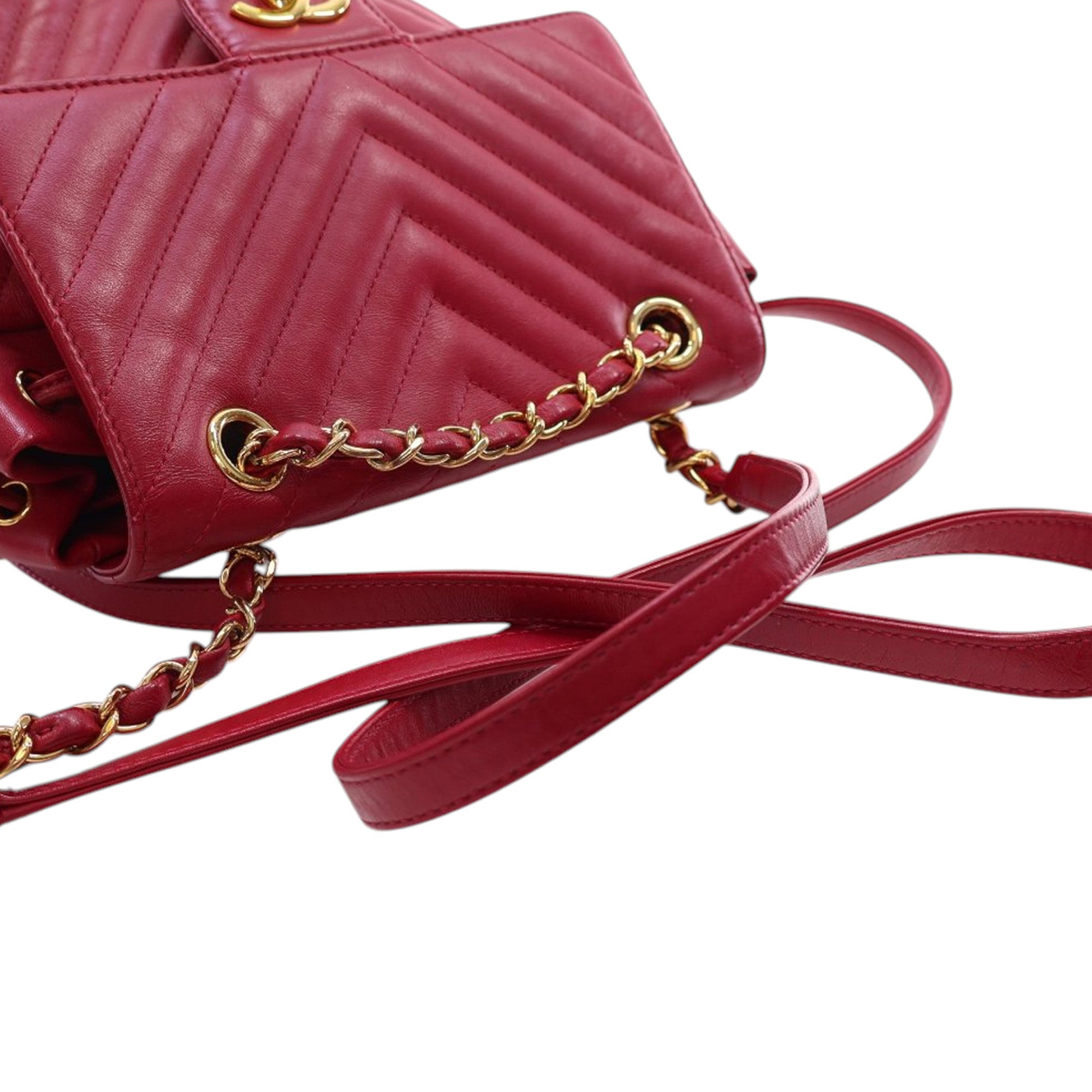 Chanel Small Chevron Calfskin Urban Spirit Backpack - image 12