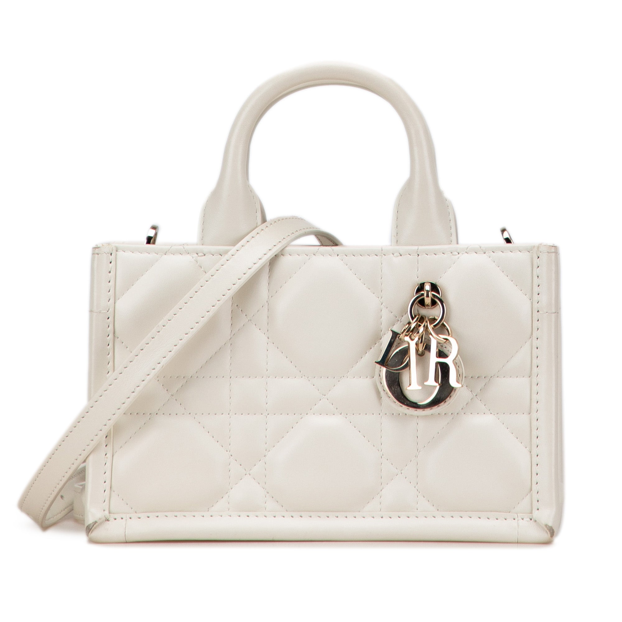 Dior Mini Calfskin Macrocannage Book Tote - image 1