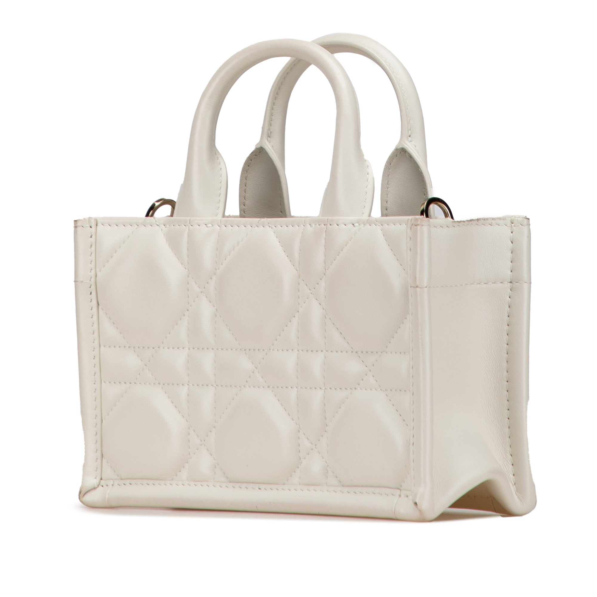 Dior Mini Calfskin Macrocannage Book Tote - image 2