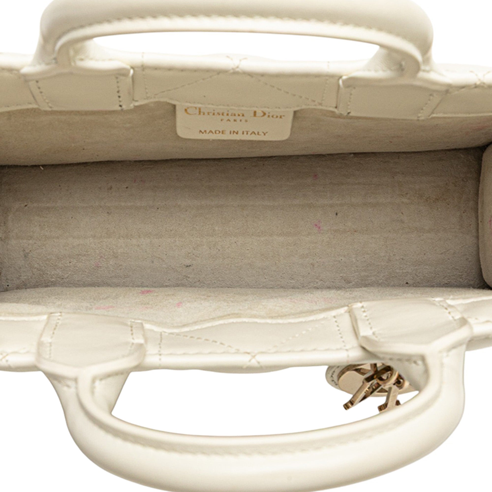 Dior Mini Calfskin Macrocannage Book Tote - image 4