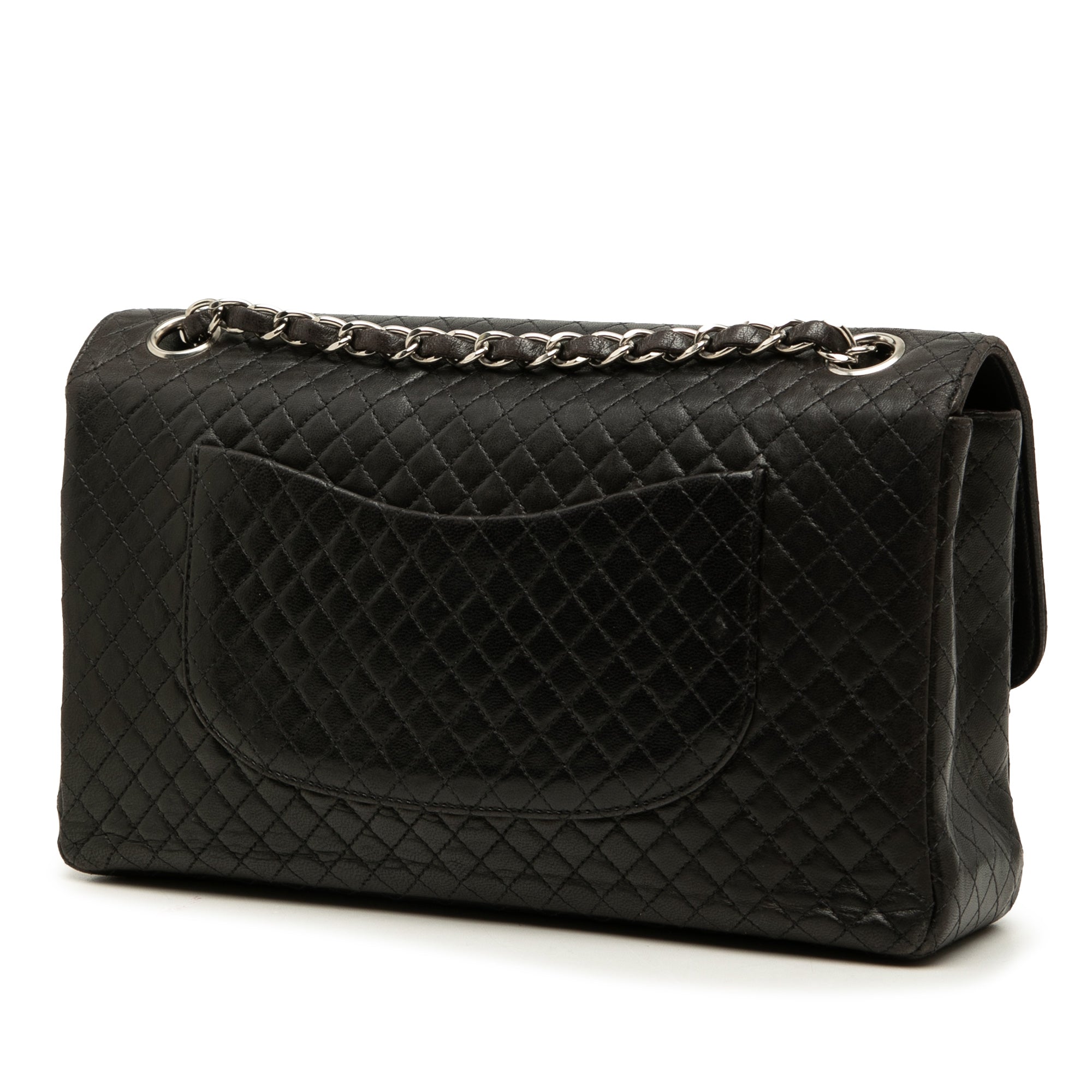 Chanel Medium Classic Microquilted Lambskin Single Flap - image 2