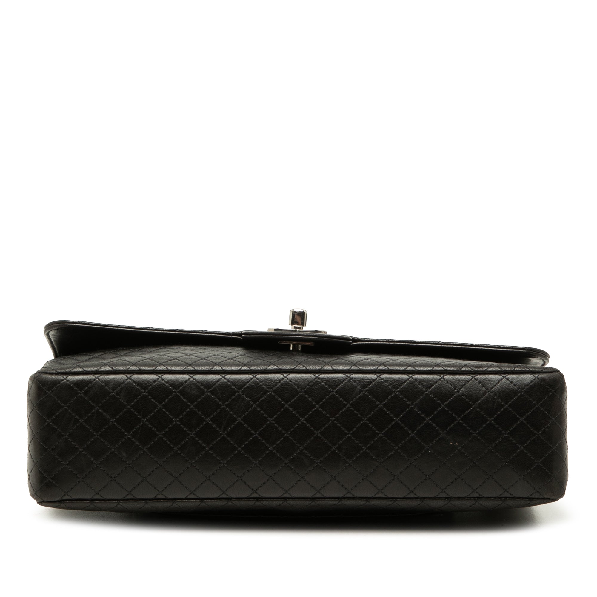 Chanel Medium Classic Microquilted Lambskin Single Flap - image 3