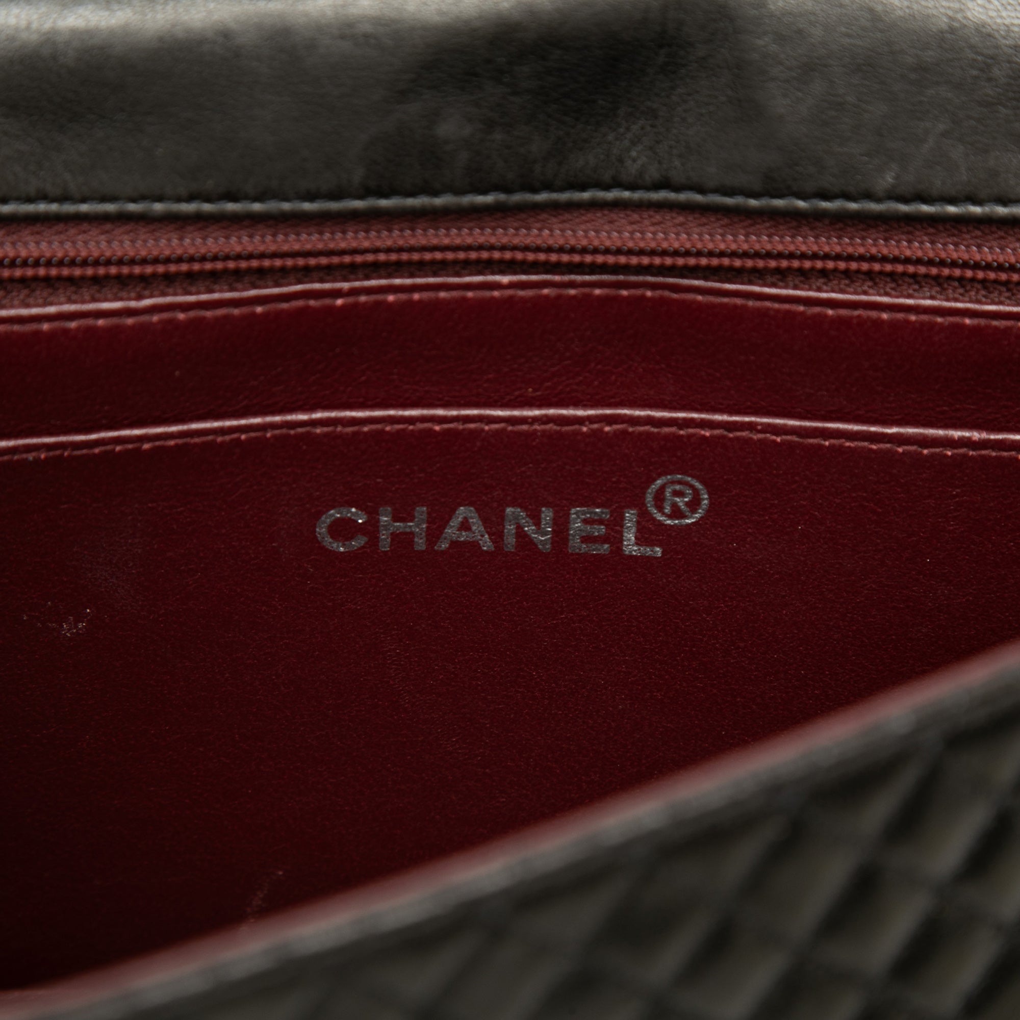 Chanel Medium Classic Microquilted Lambskin Single Flap - image 5