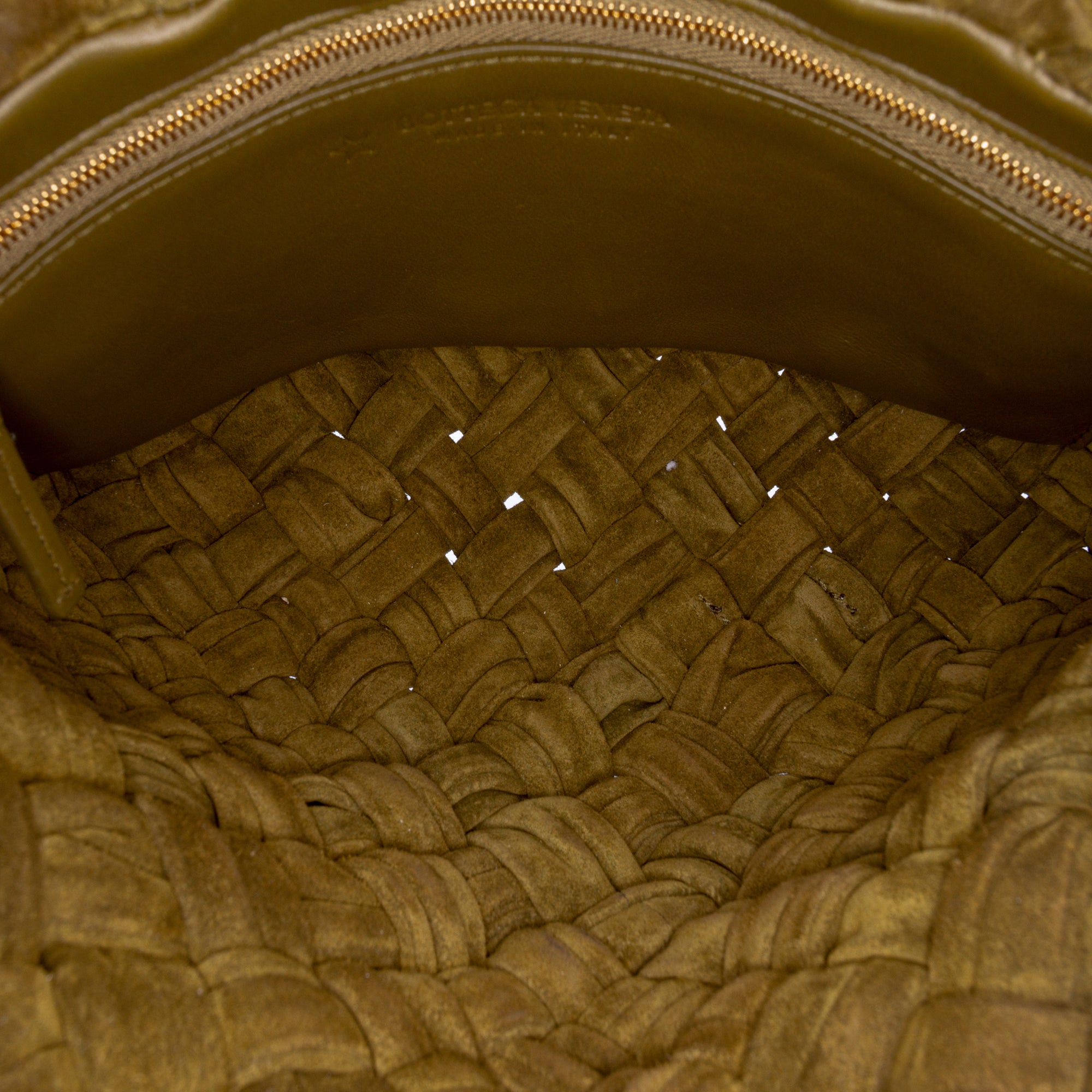 Bottega Veneta Medium Suede Intrecciato Kalimero Citta Shoulder Bag - image 4