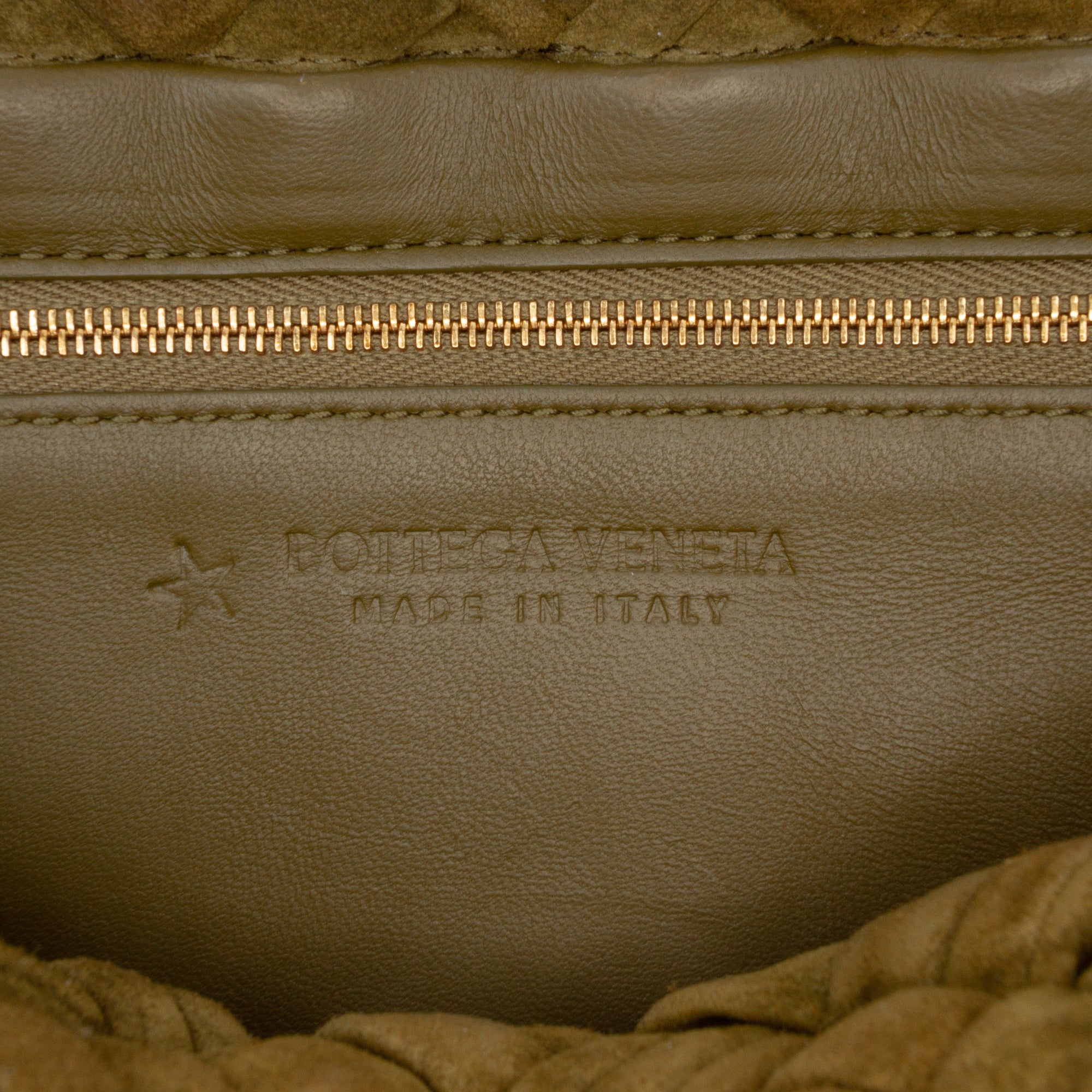 Bottega Veneta Medium Suede Intrecciato Kalimero Citta Shoulder Bag - image 5