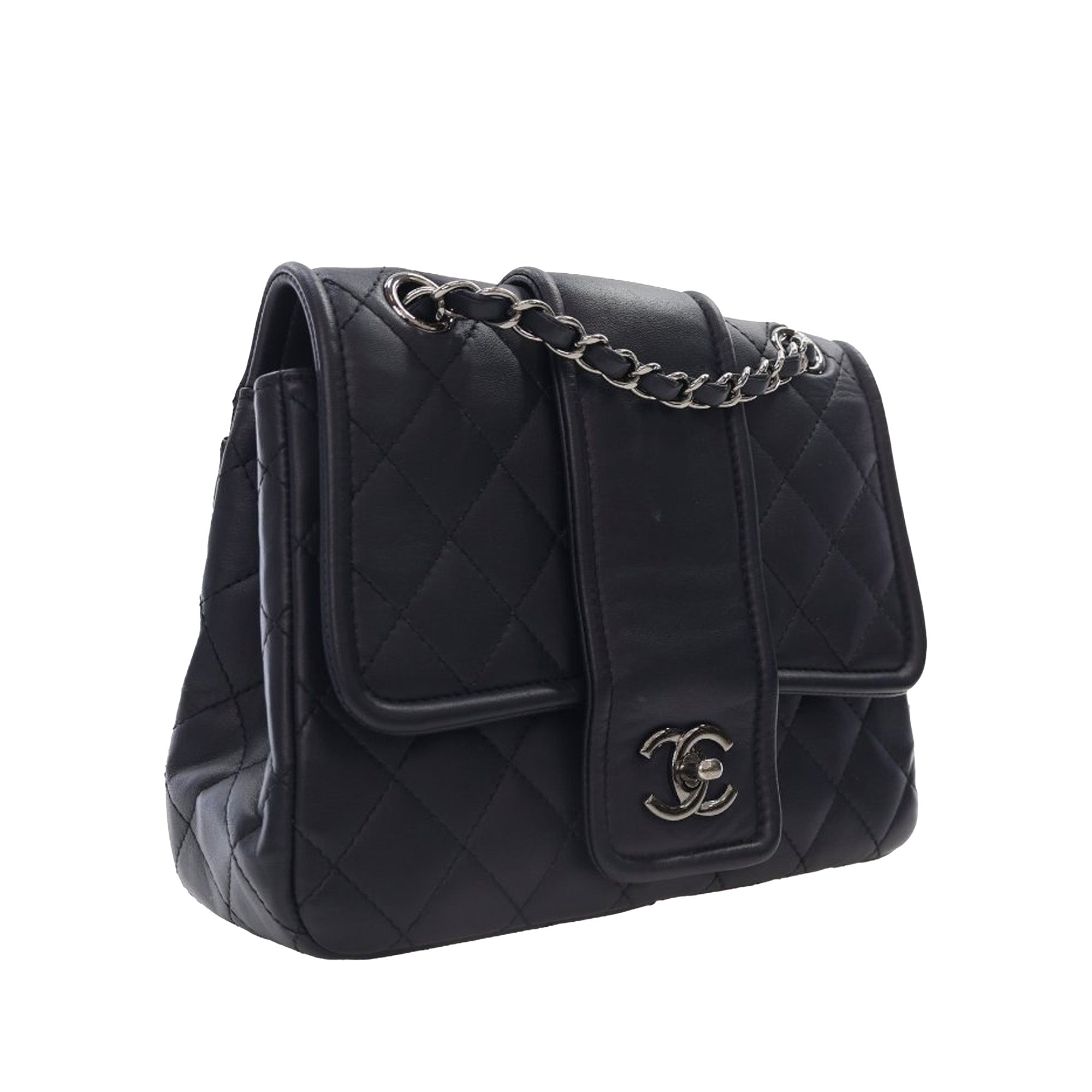 Chanel Quilted Lambskin Elementary Chic Flap - image 2