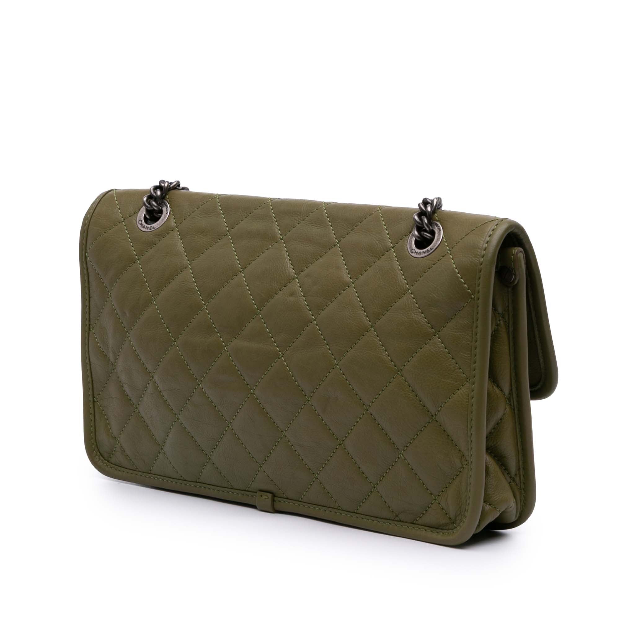 Chanel Medium Quilted Calfskin Casual Riviera Flap - image 2