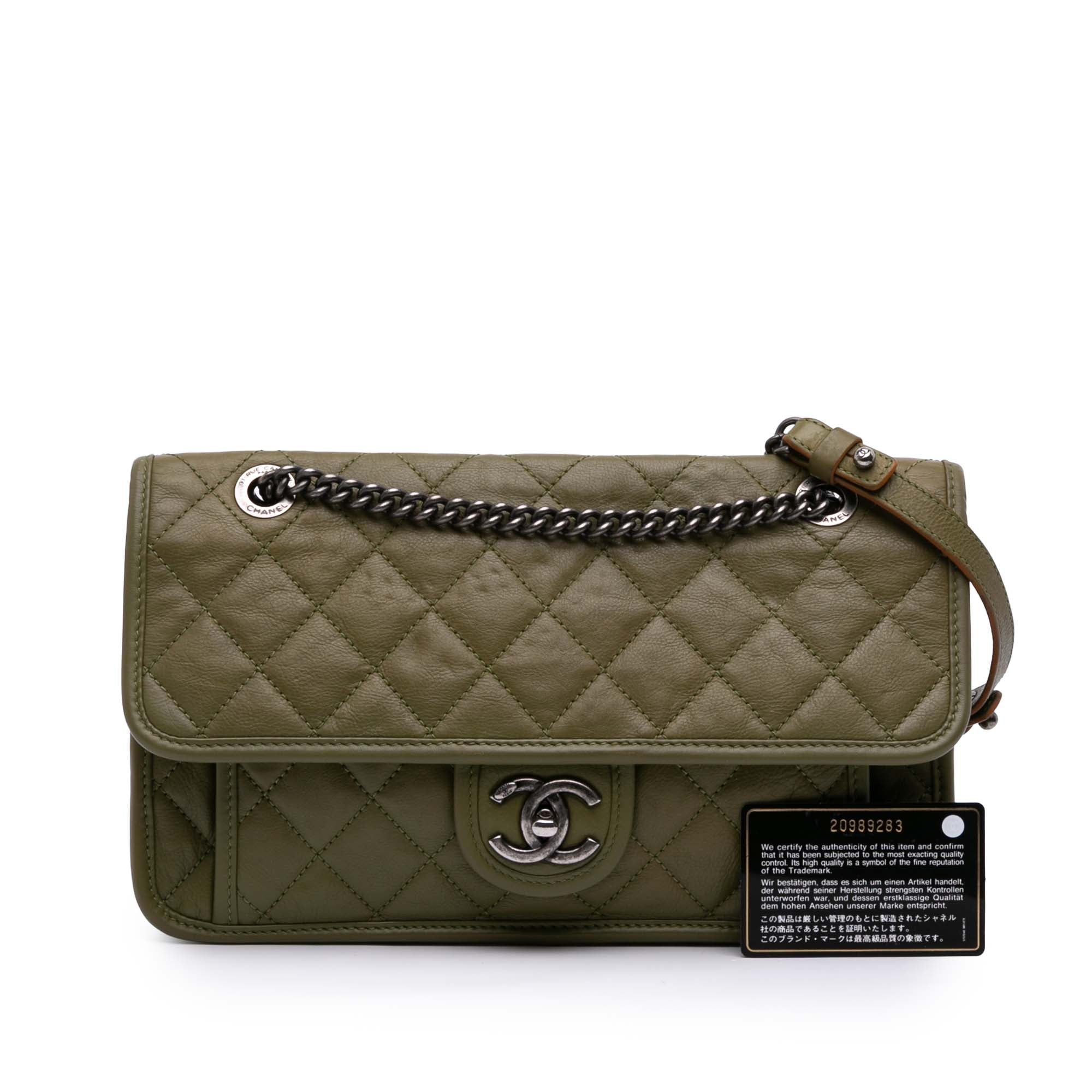 Chanel Medium Quilted Calfskin Casual Riviera Flap - image 9