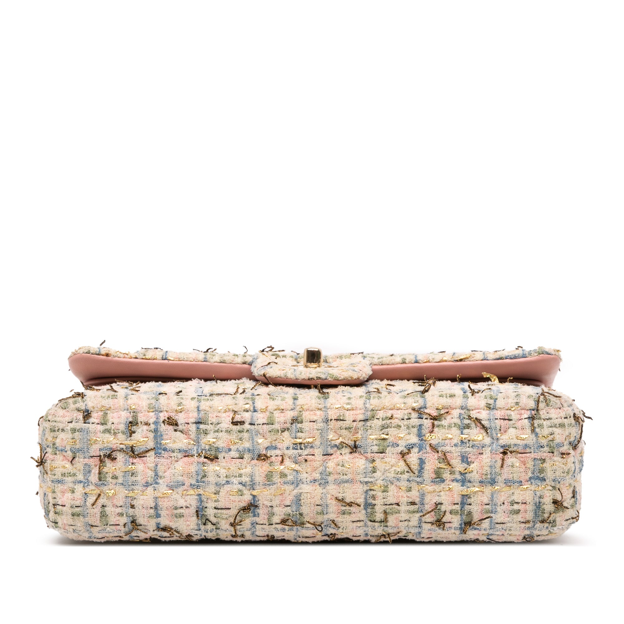 Chanel Medium Classic Boucle Tweed Double Flap - image 3