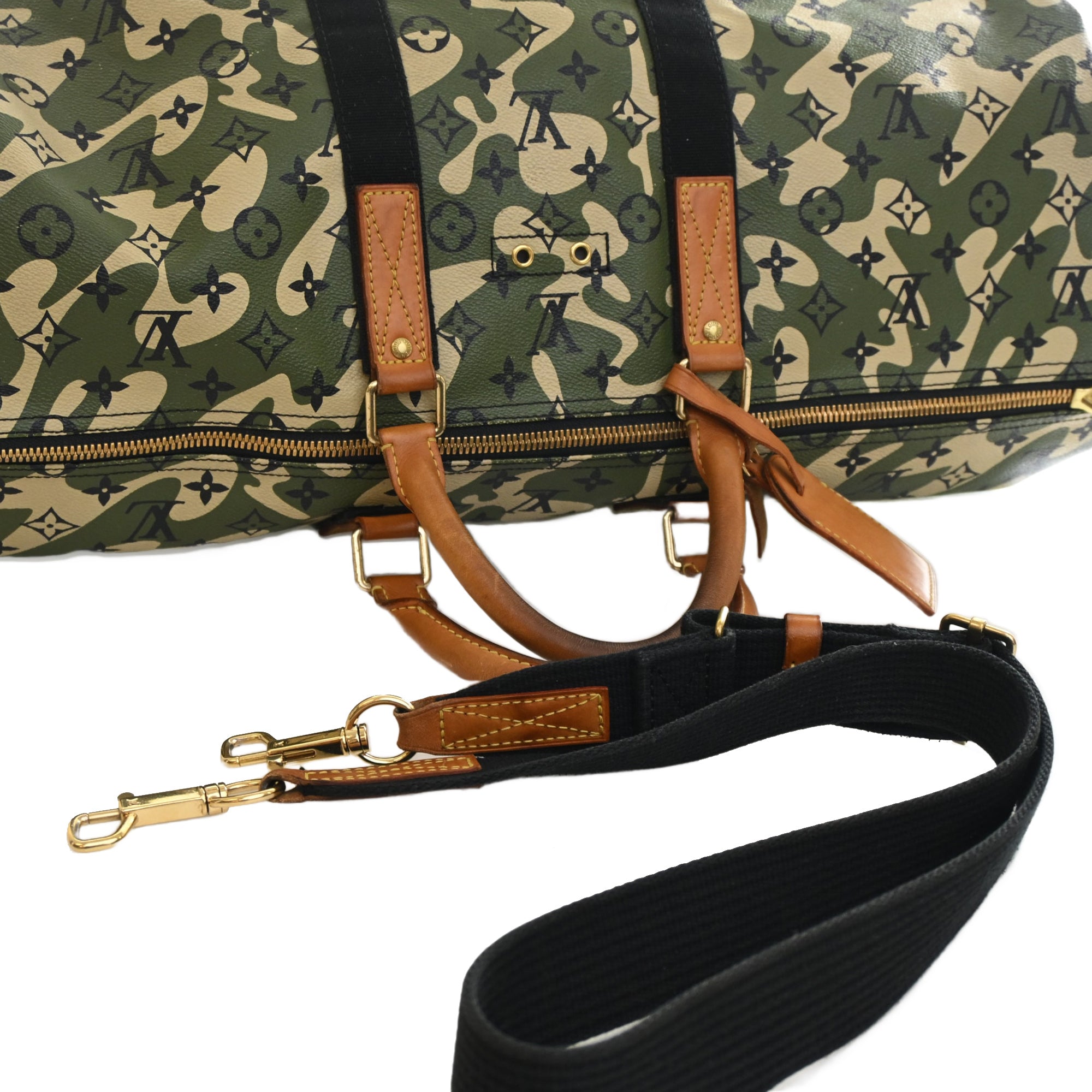 Louis Vuitton Takashi Murakami Monogramouflage Keepall Bandouliere 55 - image 9