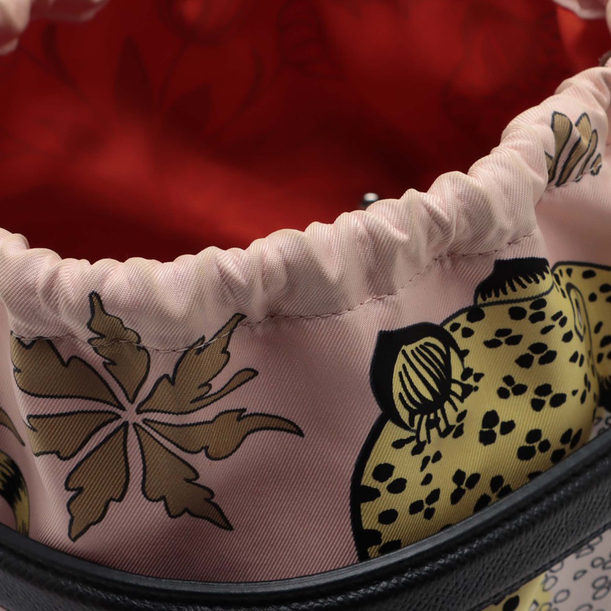 Hermès Les Léopards Silk and Epsom Sac Musardine - image 6