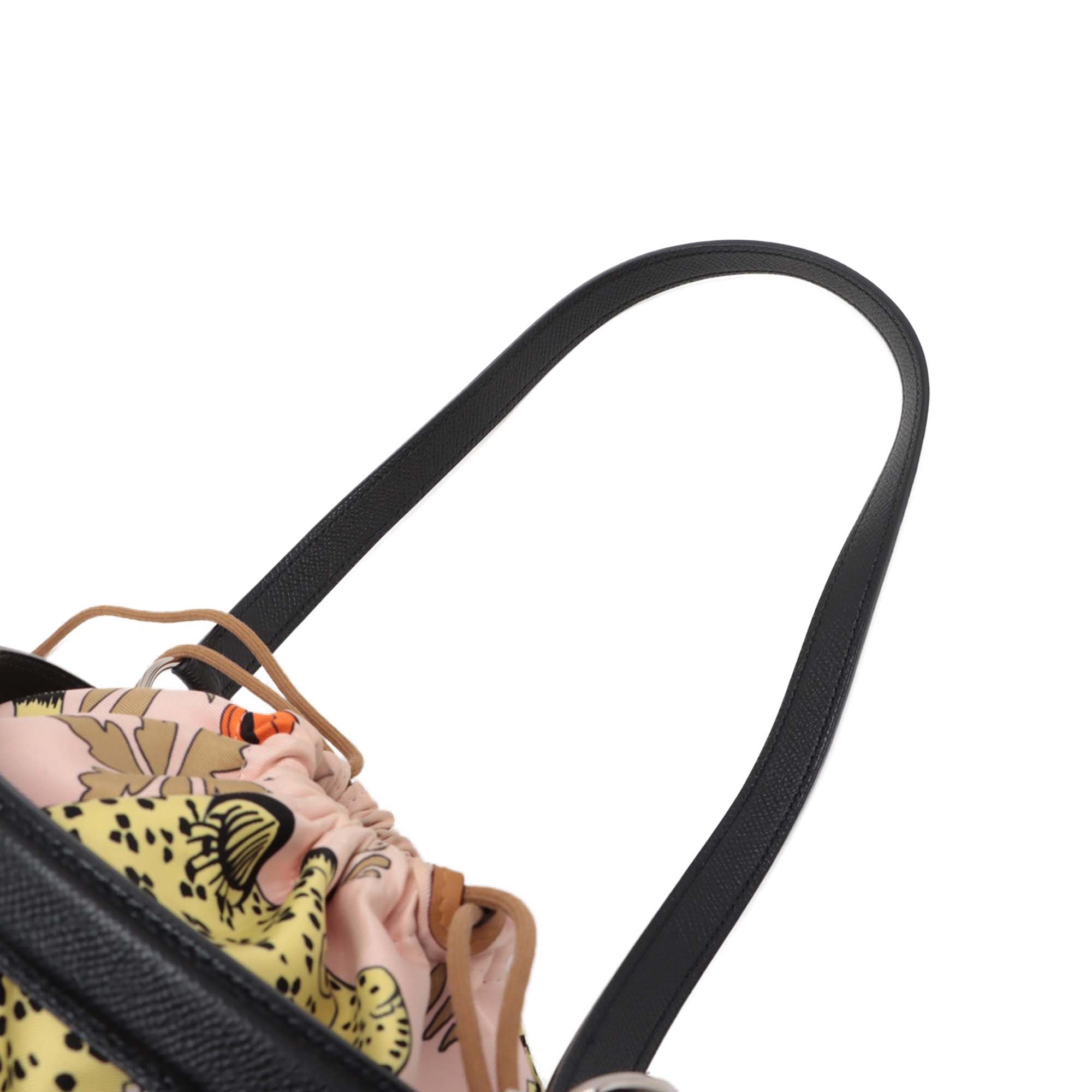 Hermès Les Léopards Silk and Epsom Sac Musardine - image 9