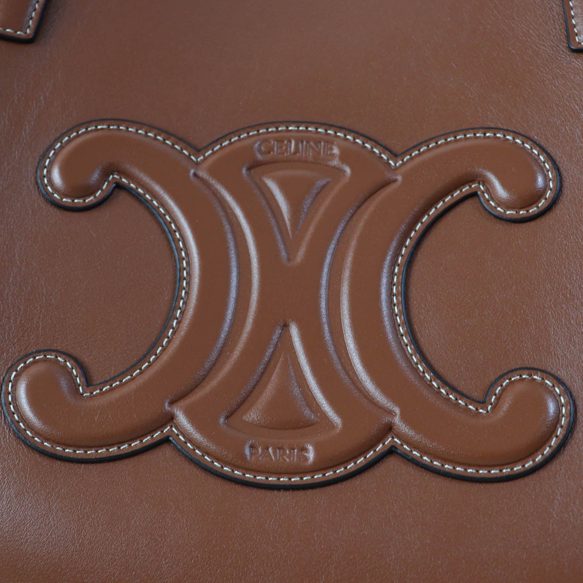 Celine Medium Smooth Calfskin Cuir Triomphe Couffin Tote - image 6